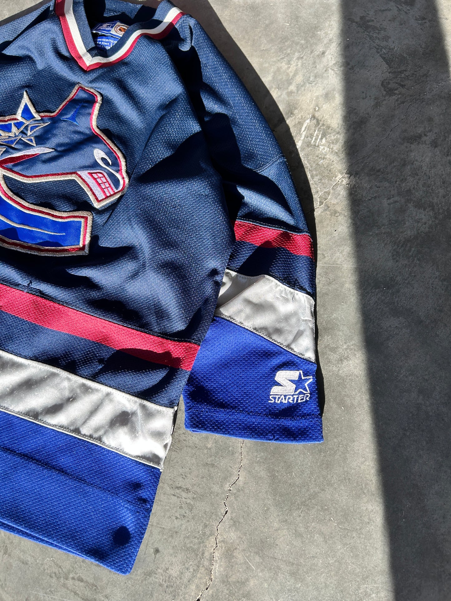 Vintage Starter Vancouver Canucks Blank Jersey (M)