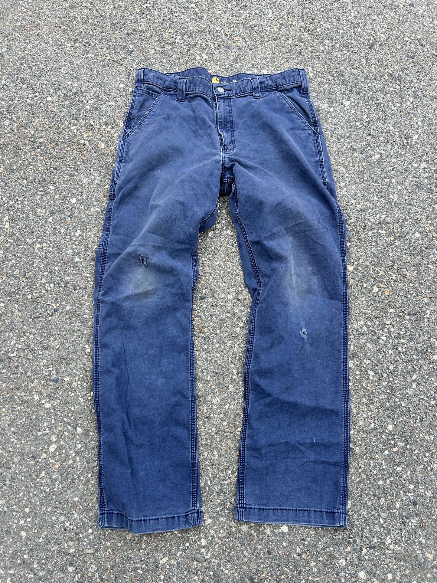 Faded Blue Carhartt Dungarees (34x32)