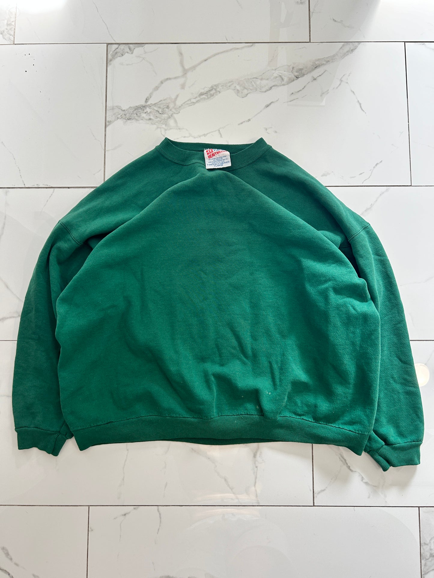 Vintage Green Hanes Heavyweight Crewneck (fits L)