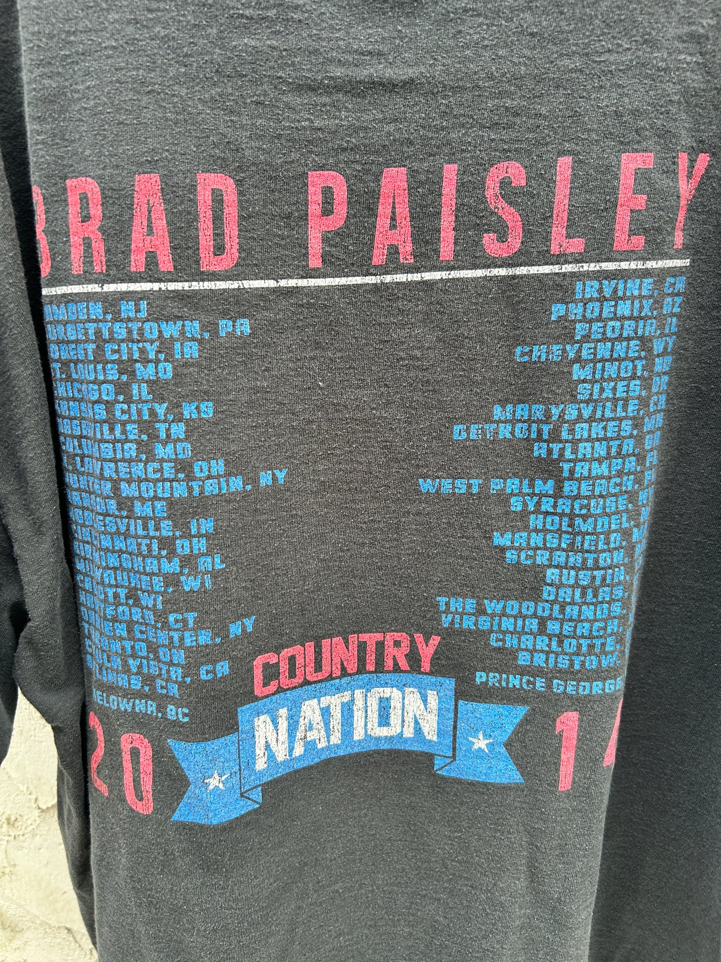 2014 Brad Paisley Tour Tee (2XL)