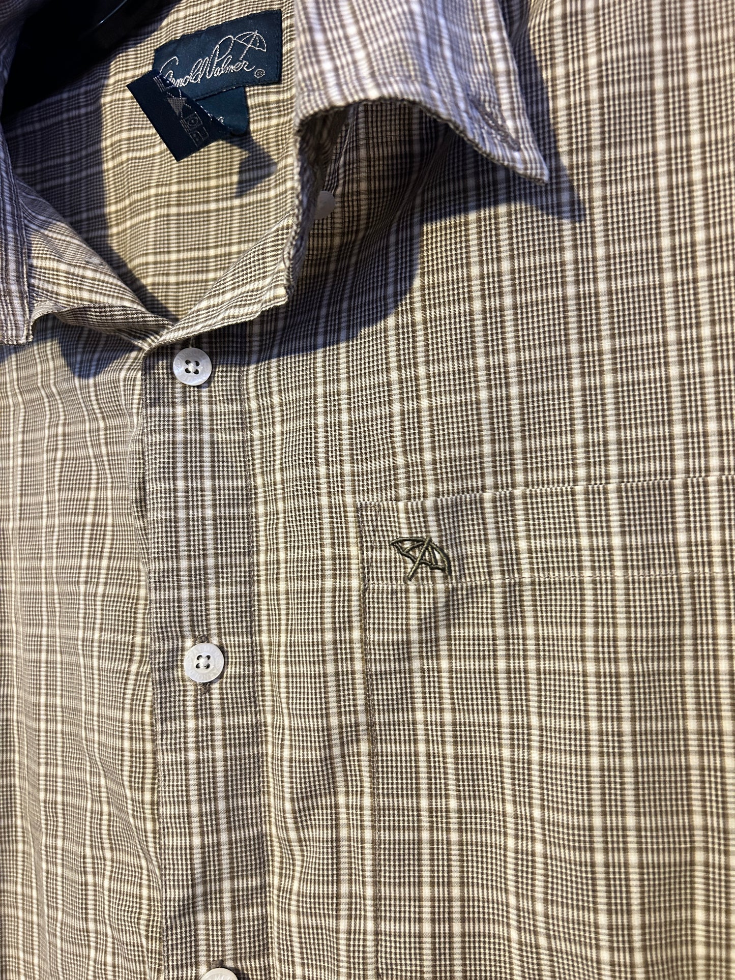 Arnold Palmer Button Up “Dad Shirt” (L)