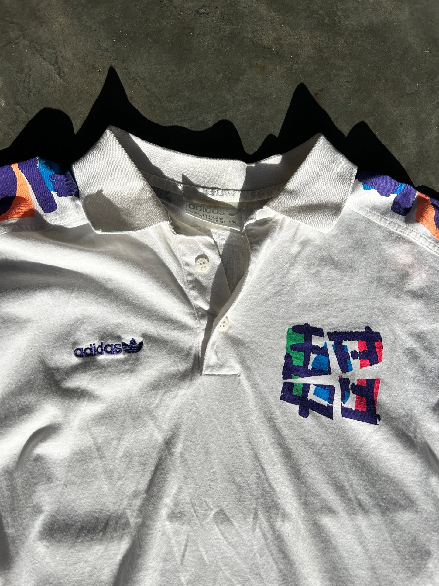 Vintage Adidas Shirt Polo Tennis Edberg Lendl (M)
