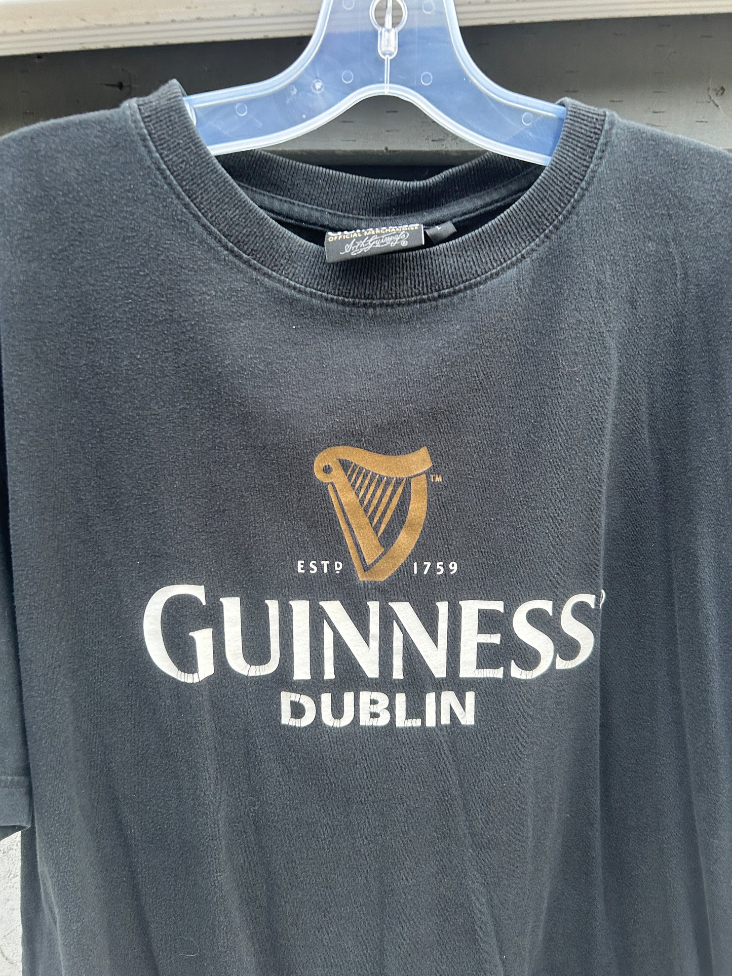 Black Guinness Dublin Graphic Tee (L)