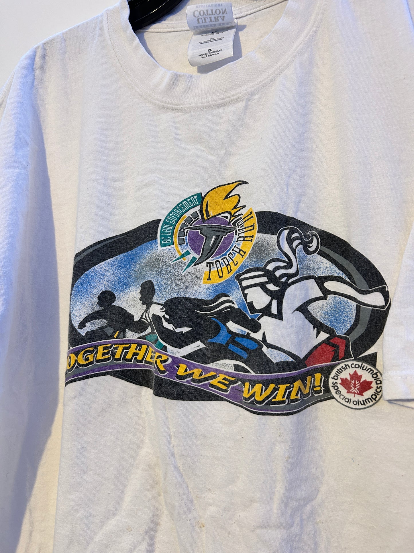 Vintage BC Torch Run Tee (XL)