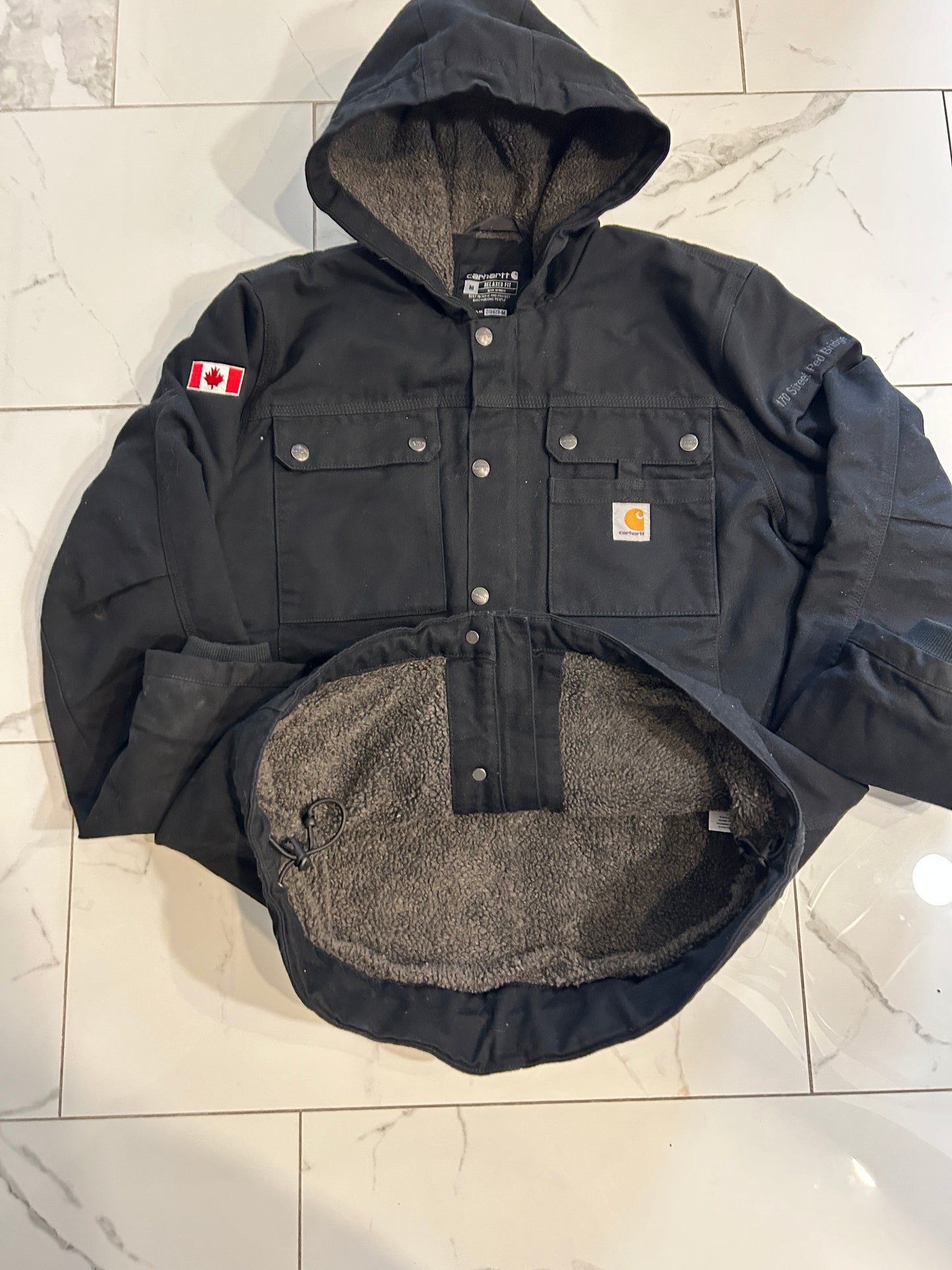 Carhartt Sherpa Lined Utility Jacket (M)