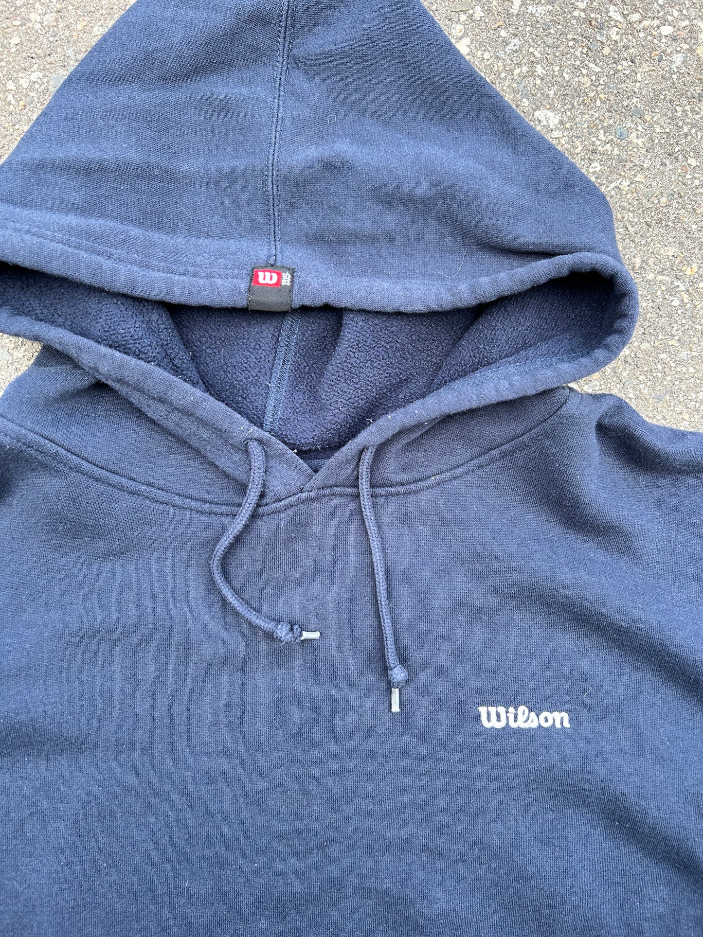 Wilson Navy Small Logo Hoodie (XL)