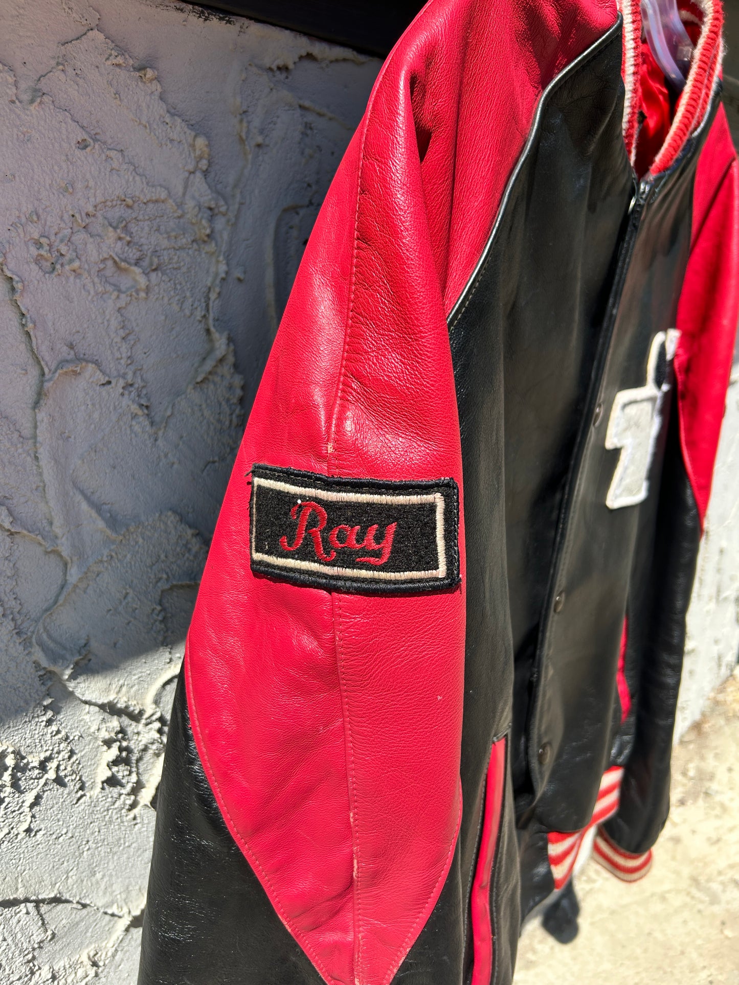 Vintage 90’s Hockey Varsity Jacket (M)