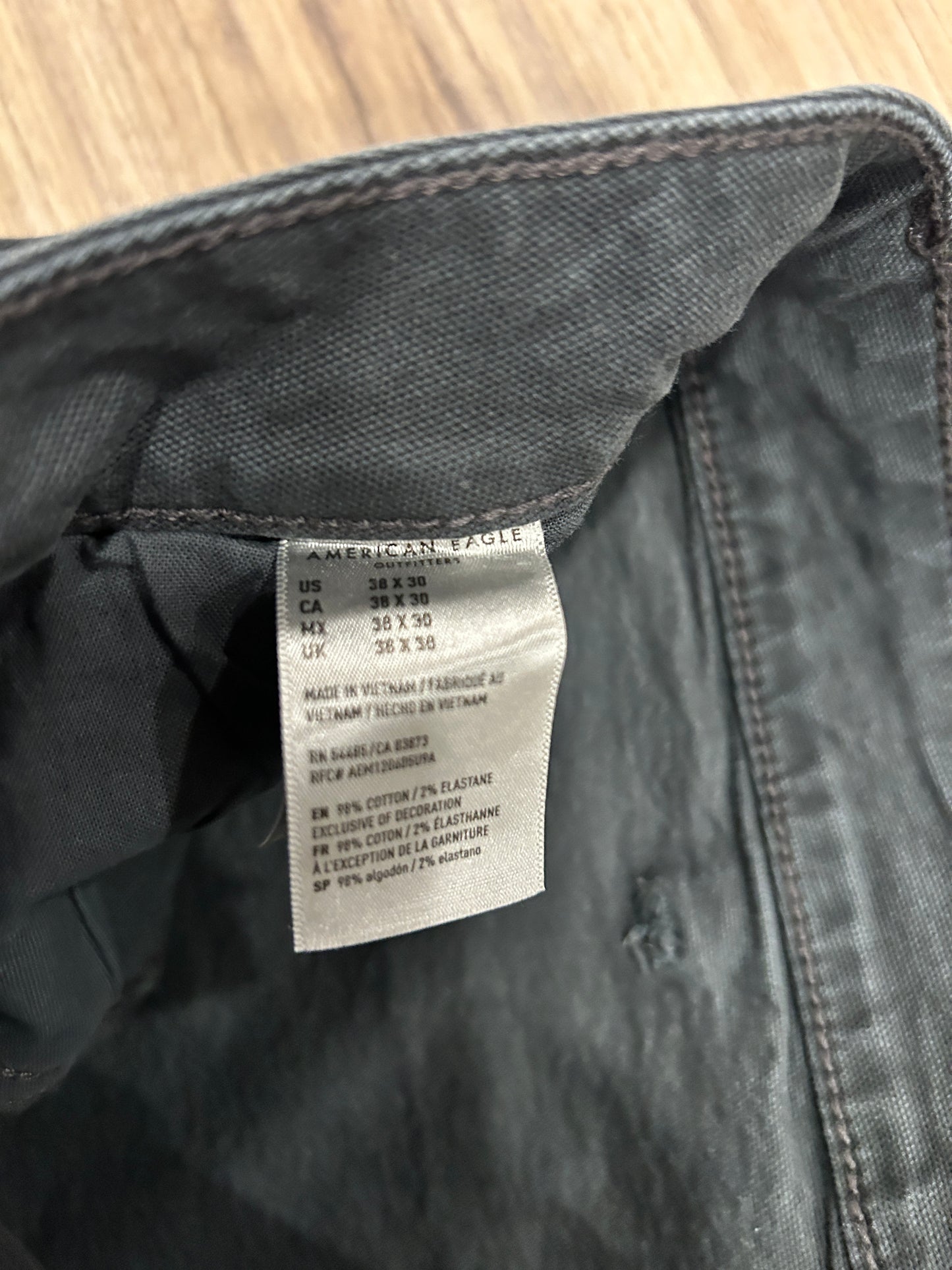 American Eagle Double Knee Cutoff Shorts (38W)