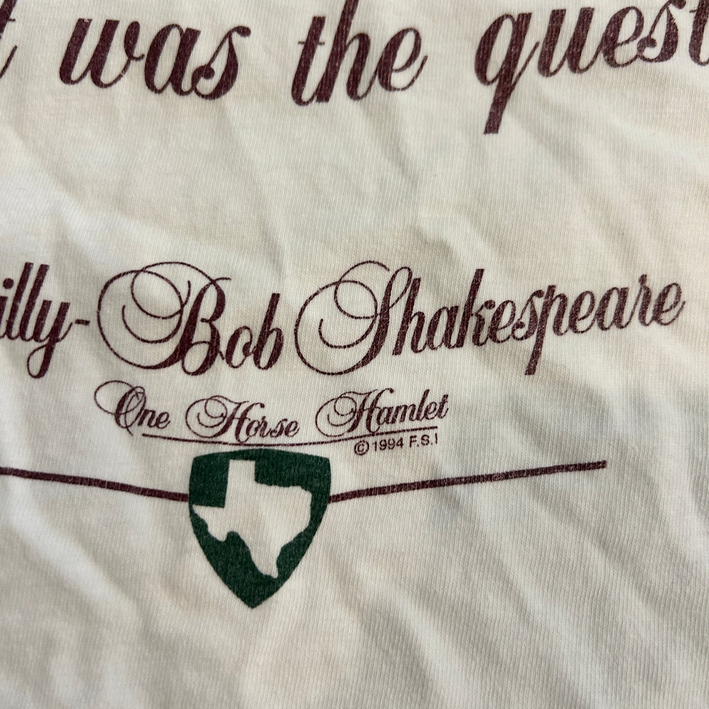 Vintage Texas Beer Quote Tee (XL)