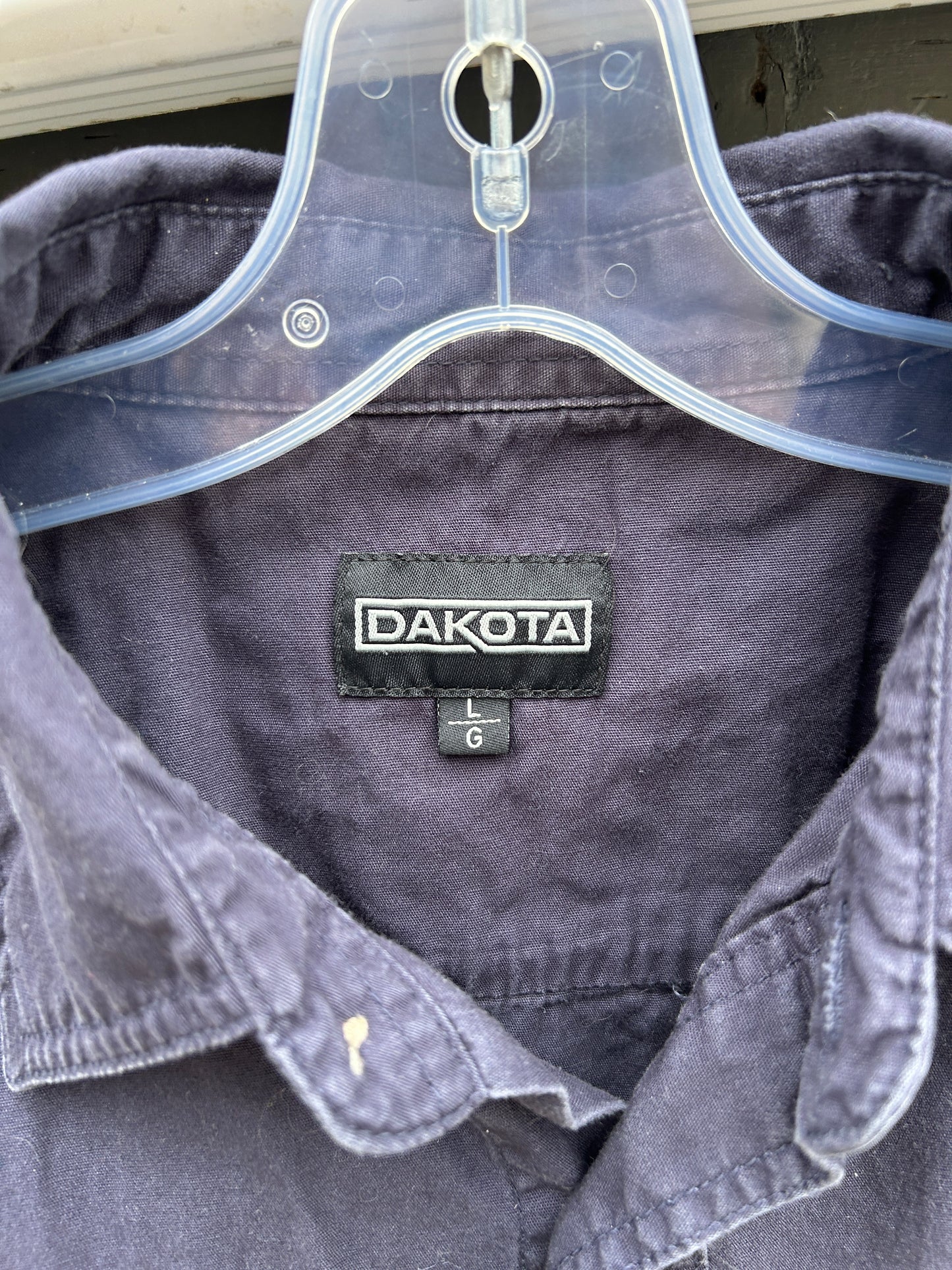 Navy Dakota Work Style Shirt (L)