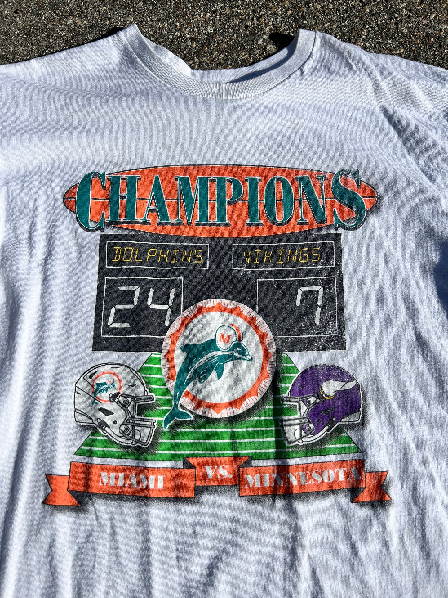 NFL Dolphins Championship Tee Reprint (M)