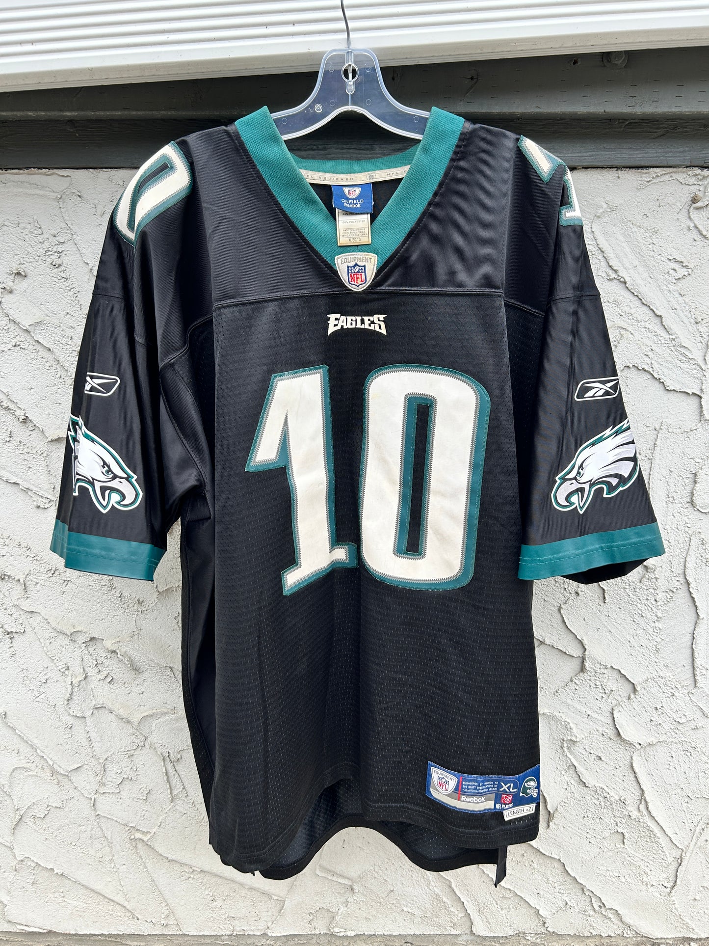 Black Reebok Philly Eagles Jackson Jersey (XL)