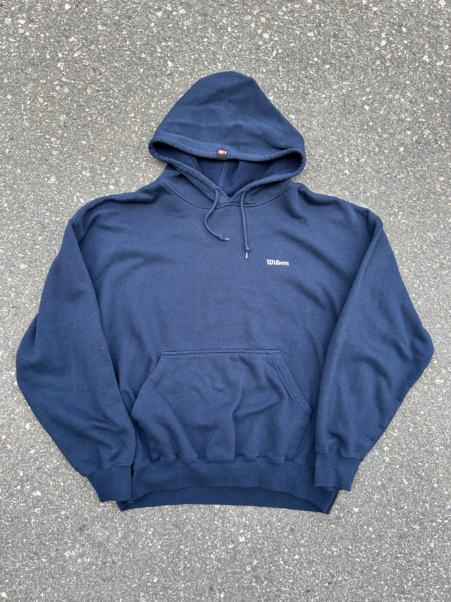 Wilson Navy Small Logo Hoodie (XL)