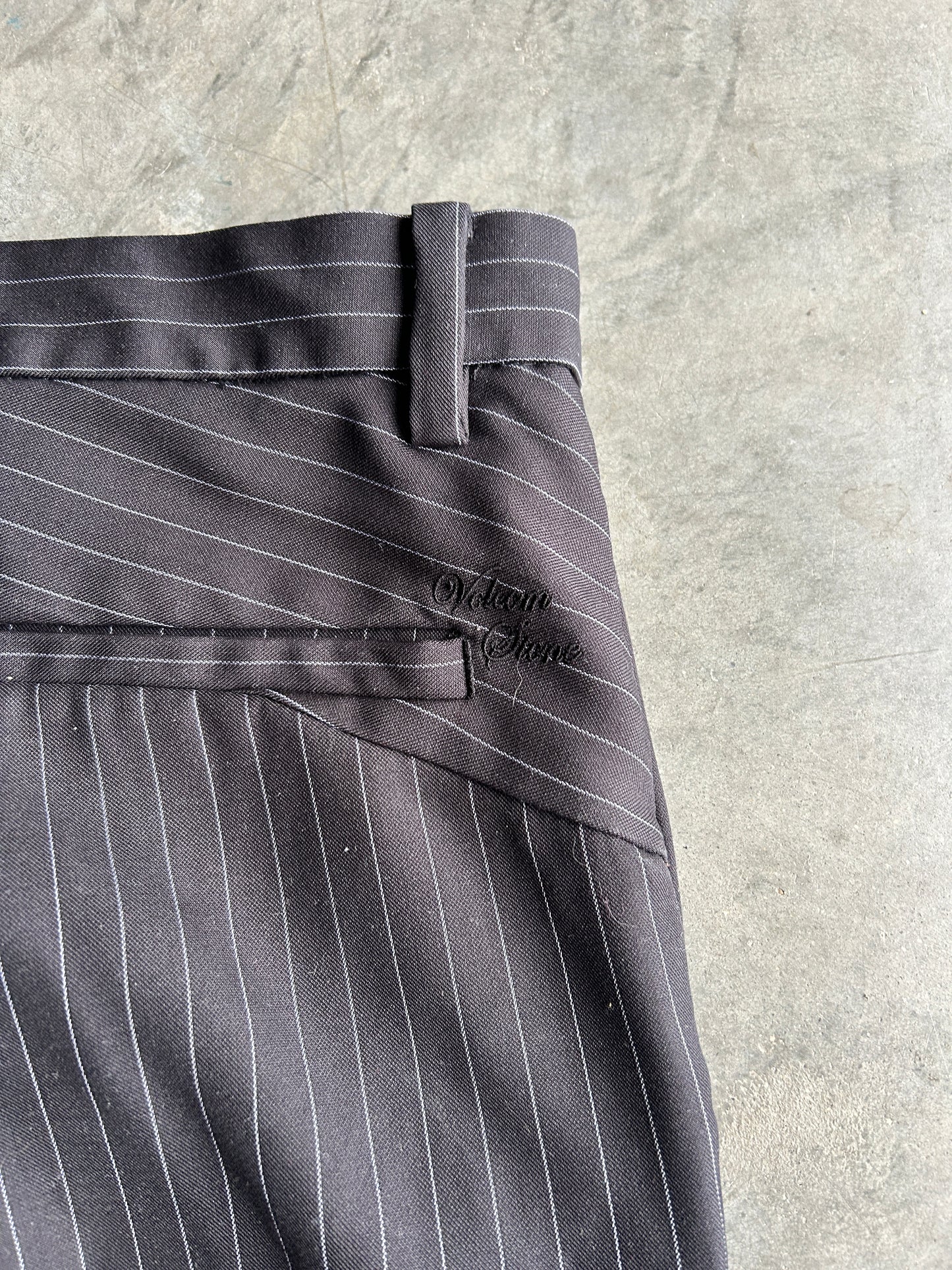 Y2K Volcom Pinstripe Dress Pants (38x30)