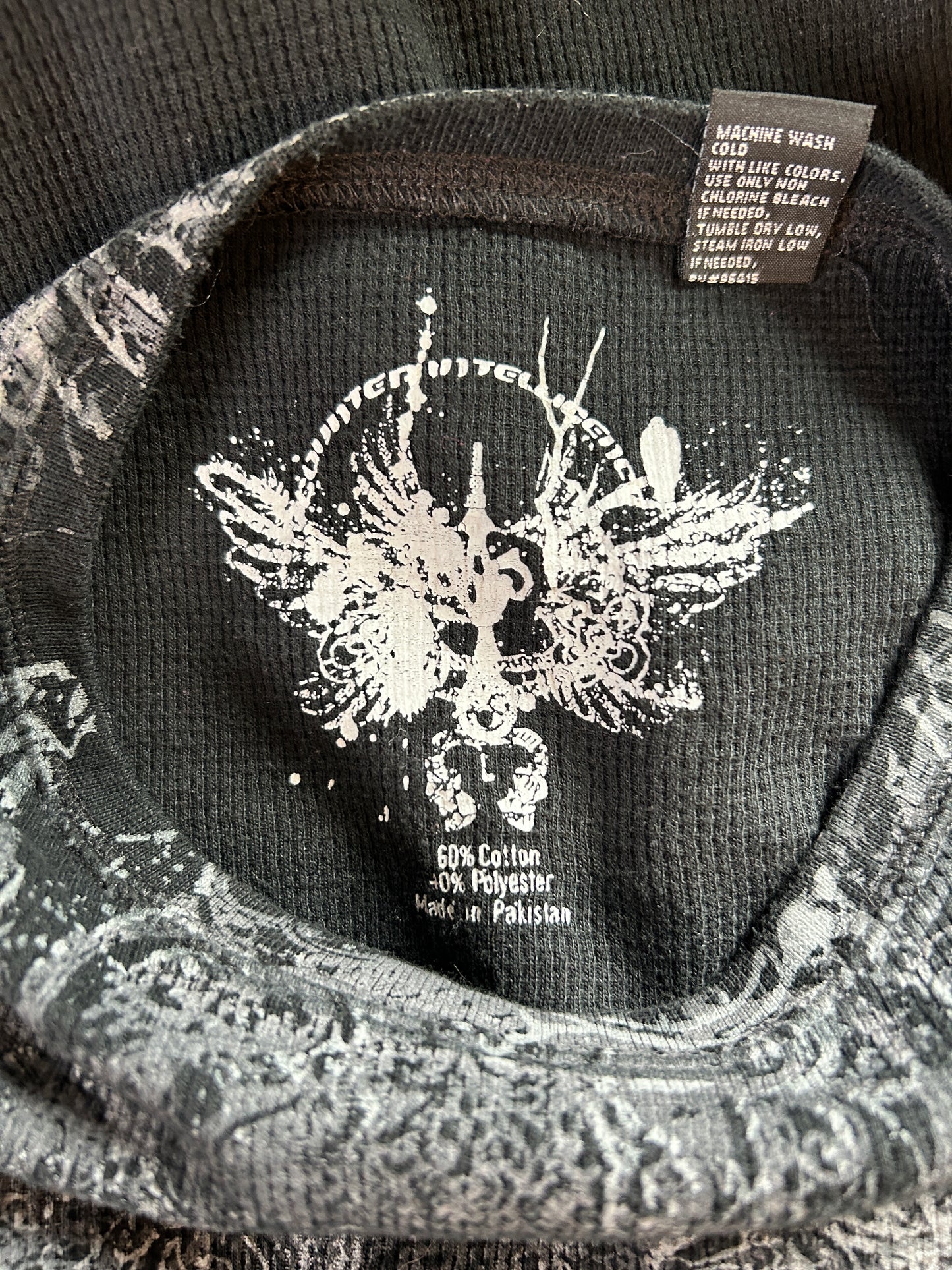 Y2K Counter Intelligence Waffle Knit Shirt (L)