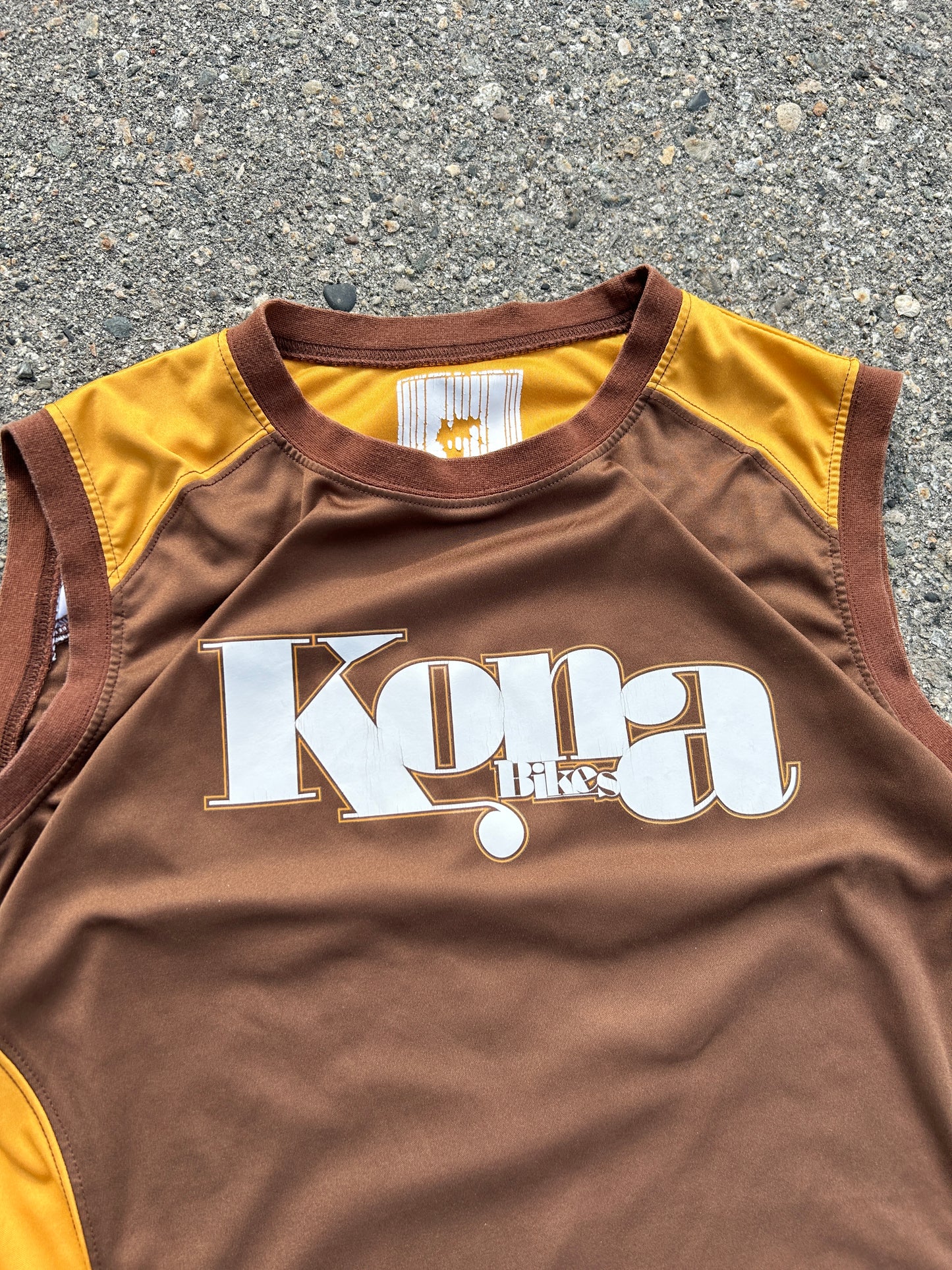 Vintage Kona Bikes Sleeveless Jersey (youth XL, men’s S)