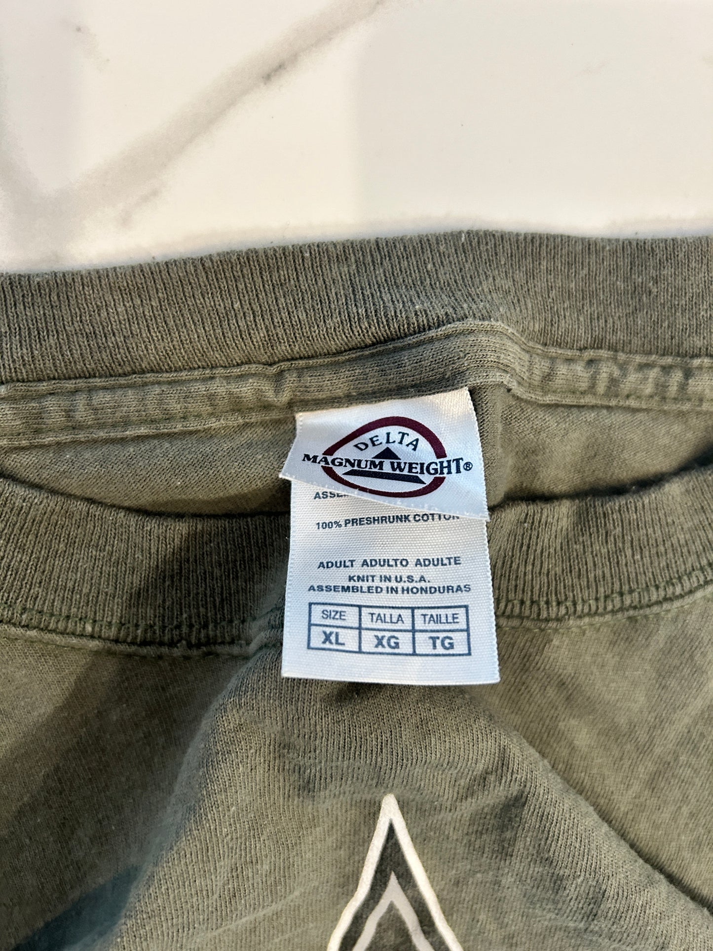 Y2K Green Skull Spade Tee (XL)