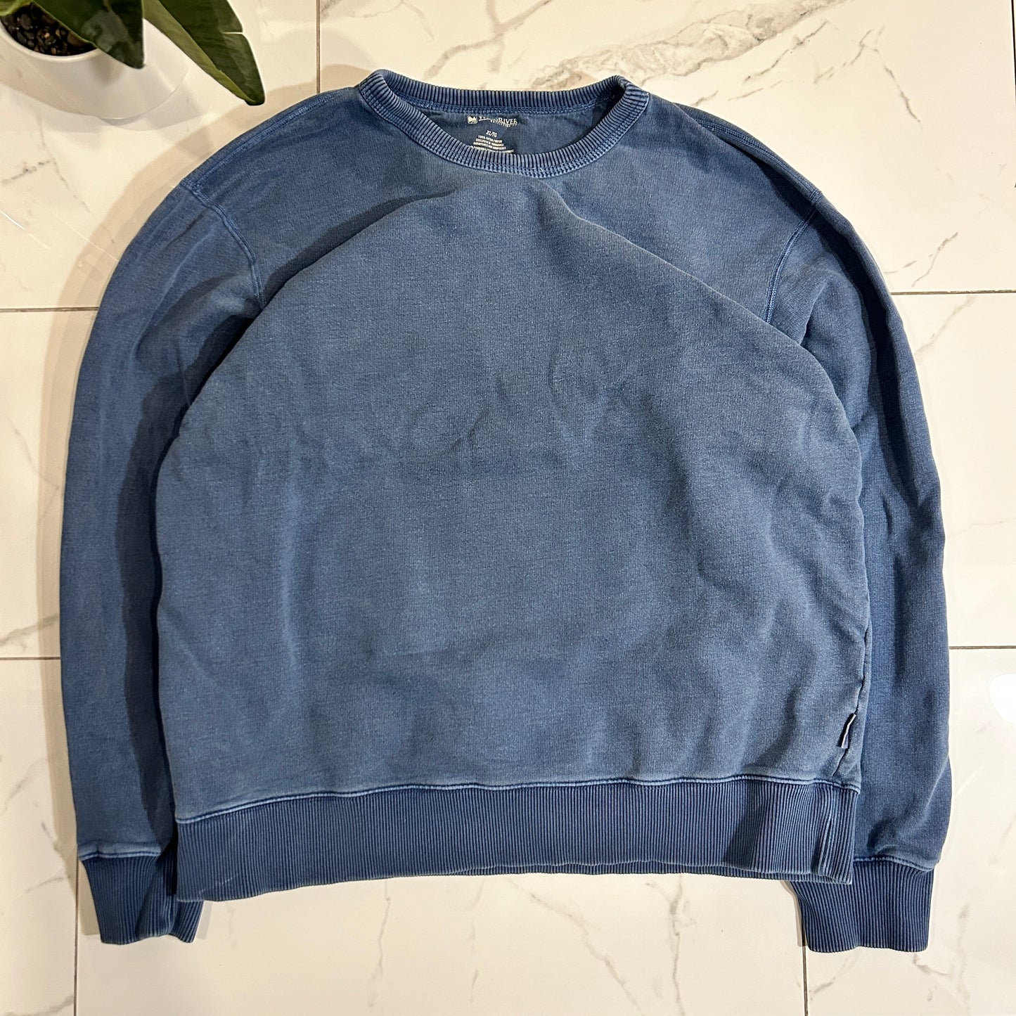 Faded Blue Wind River Crewneck (XL)
