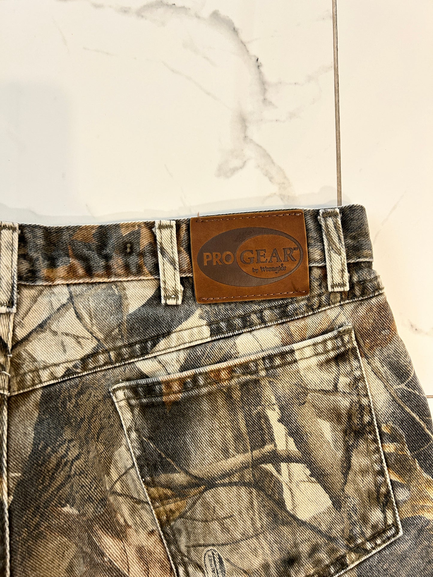 Wrangler Pro Gear Brown Camo Denim Pants (36x32)