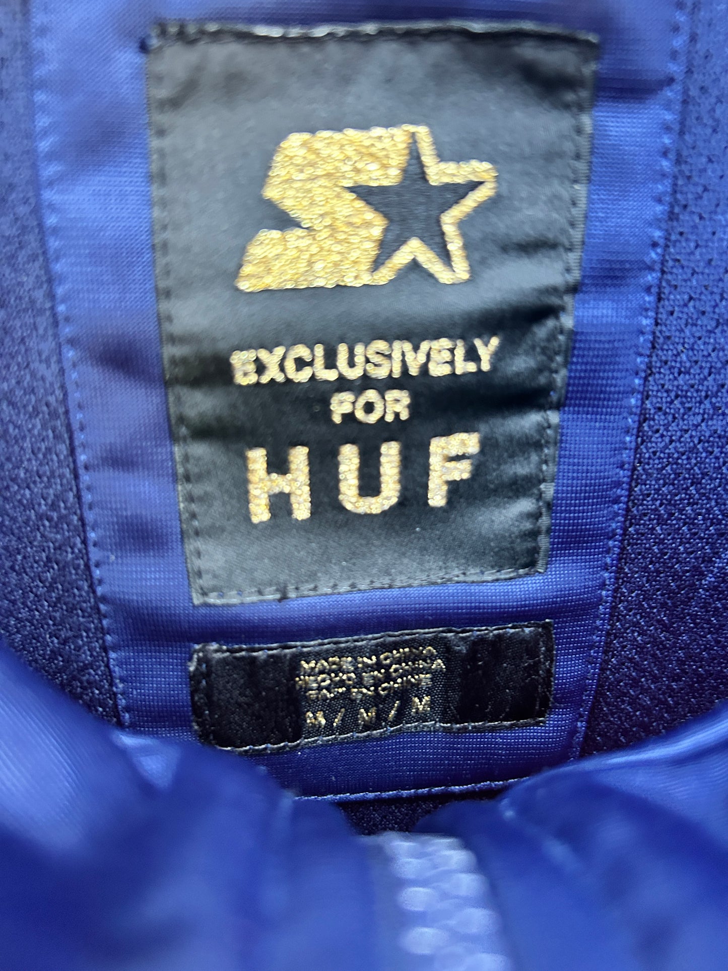 Huf Starter Navy Track Zip Jacket (M)