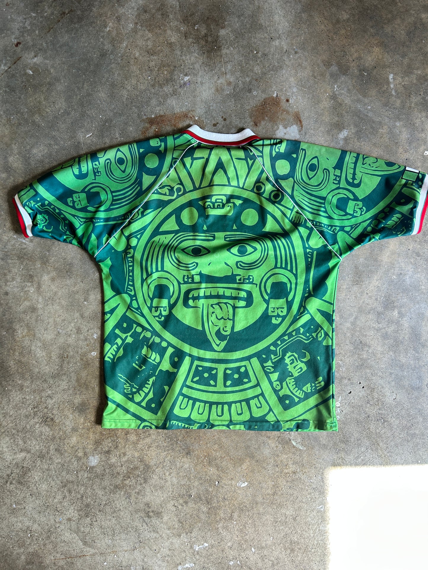 Vintage 1998 Team Mexico World Cup AOP Jersey (XL)