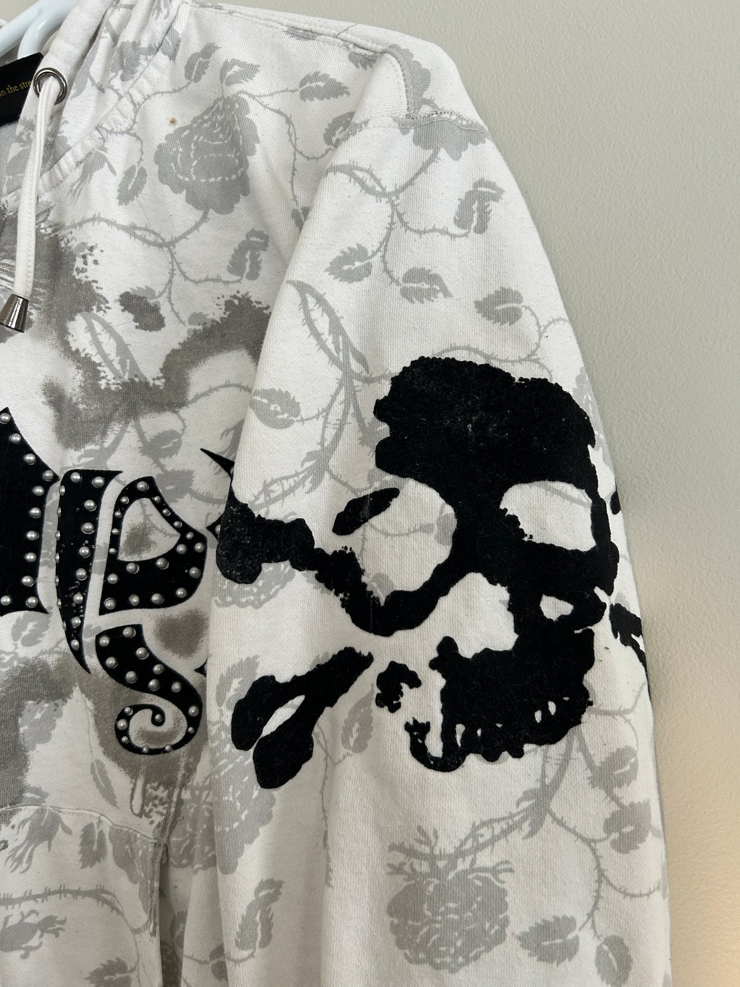 Vintage Y2K Smet Rhinestone Hoodie (L)