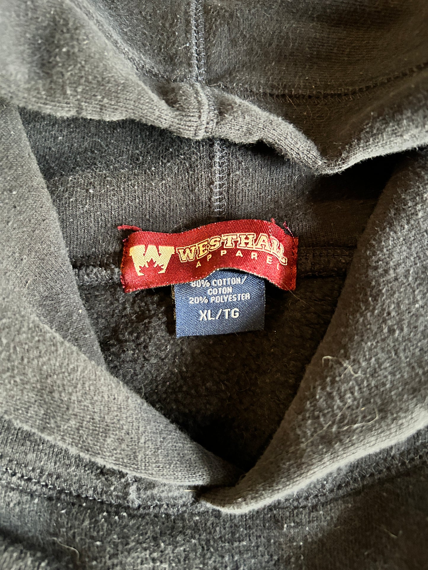 Vintage UNBC Chenille Print Hoodie (XL)