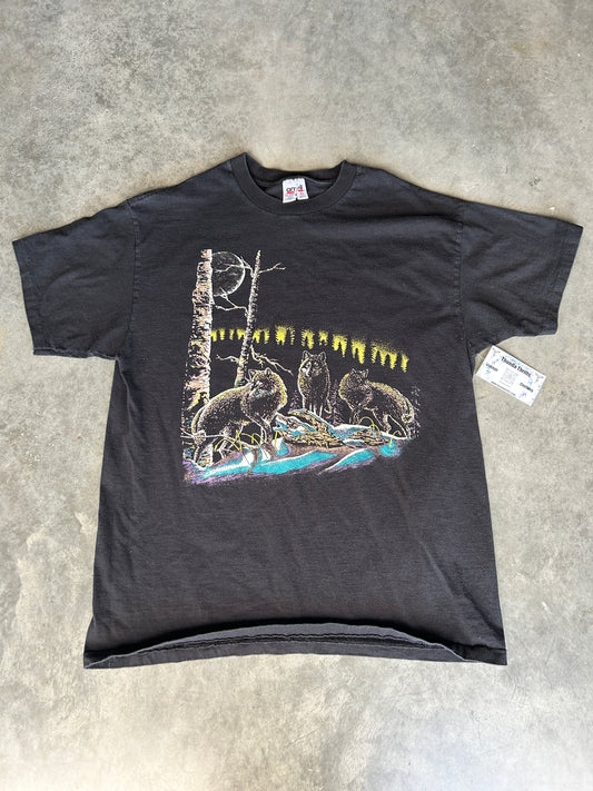 Vintage Forest Wolves Tee (XL)