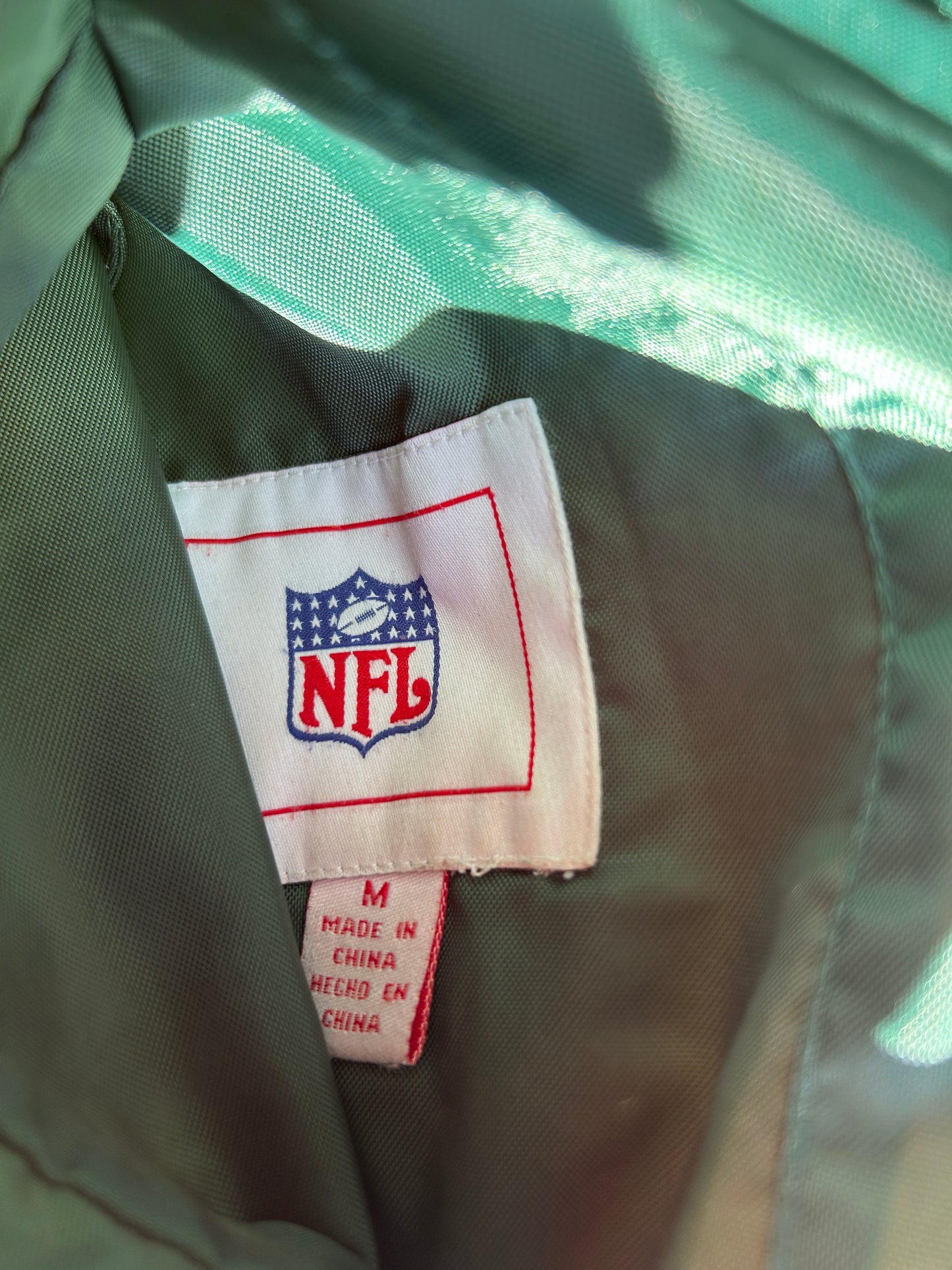 Green Bay Packers Reversible Fleece Jacket (L)