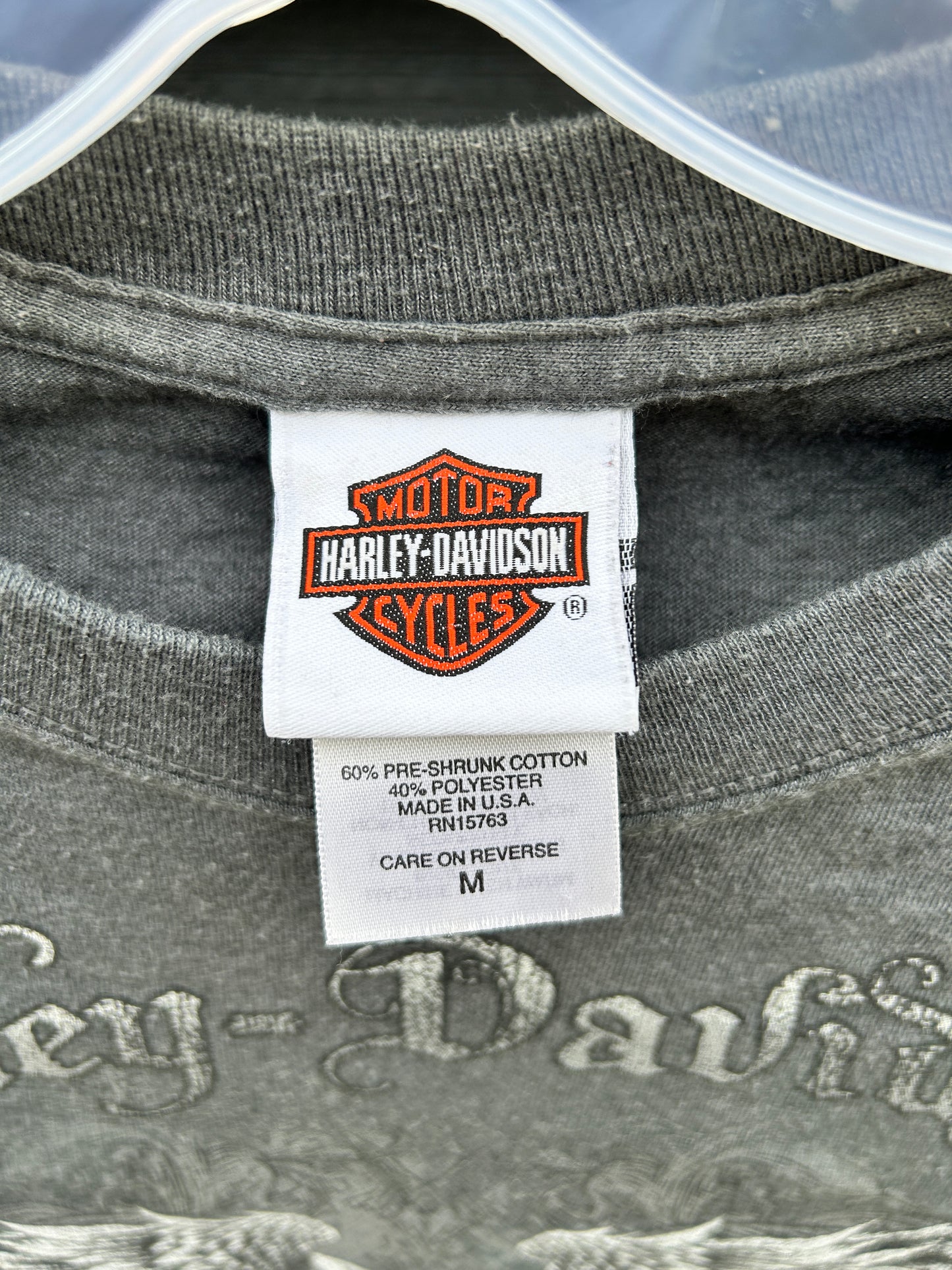 Y2K Harley Davidson Winged Skulls Tee (M)