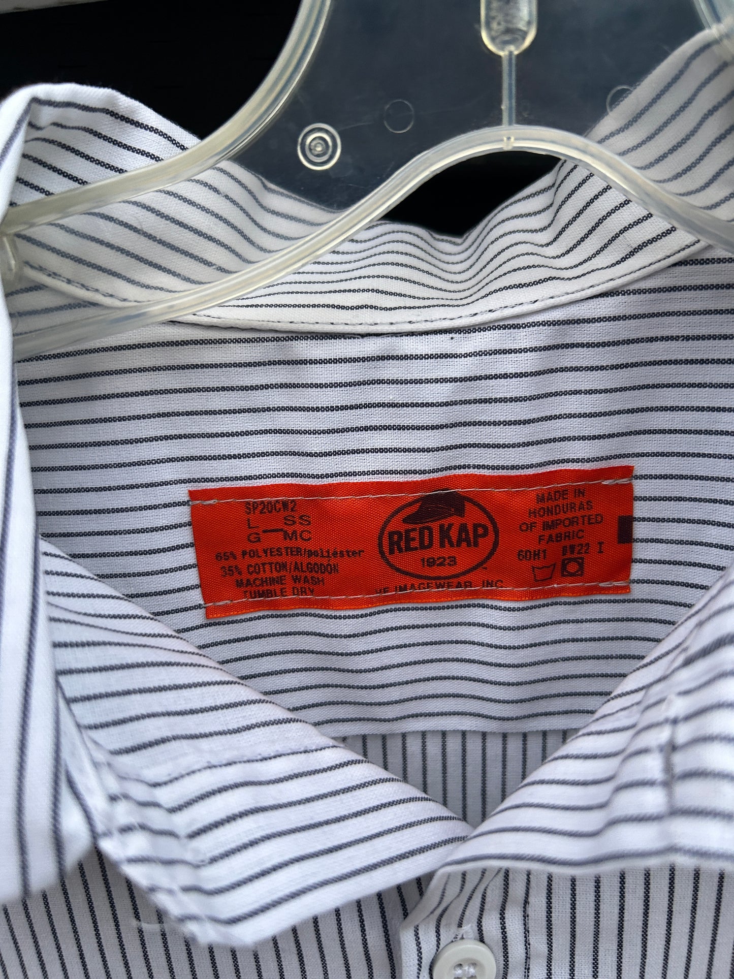 Vintage Hellanbach Striped Workwear Button Up (L)
