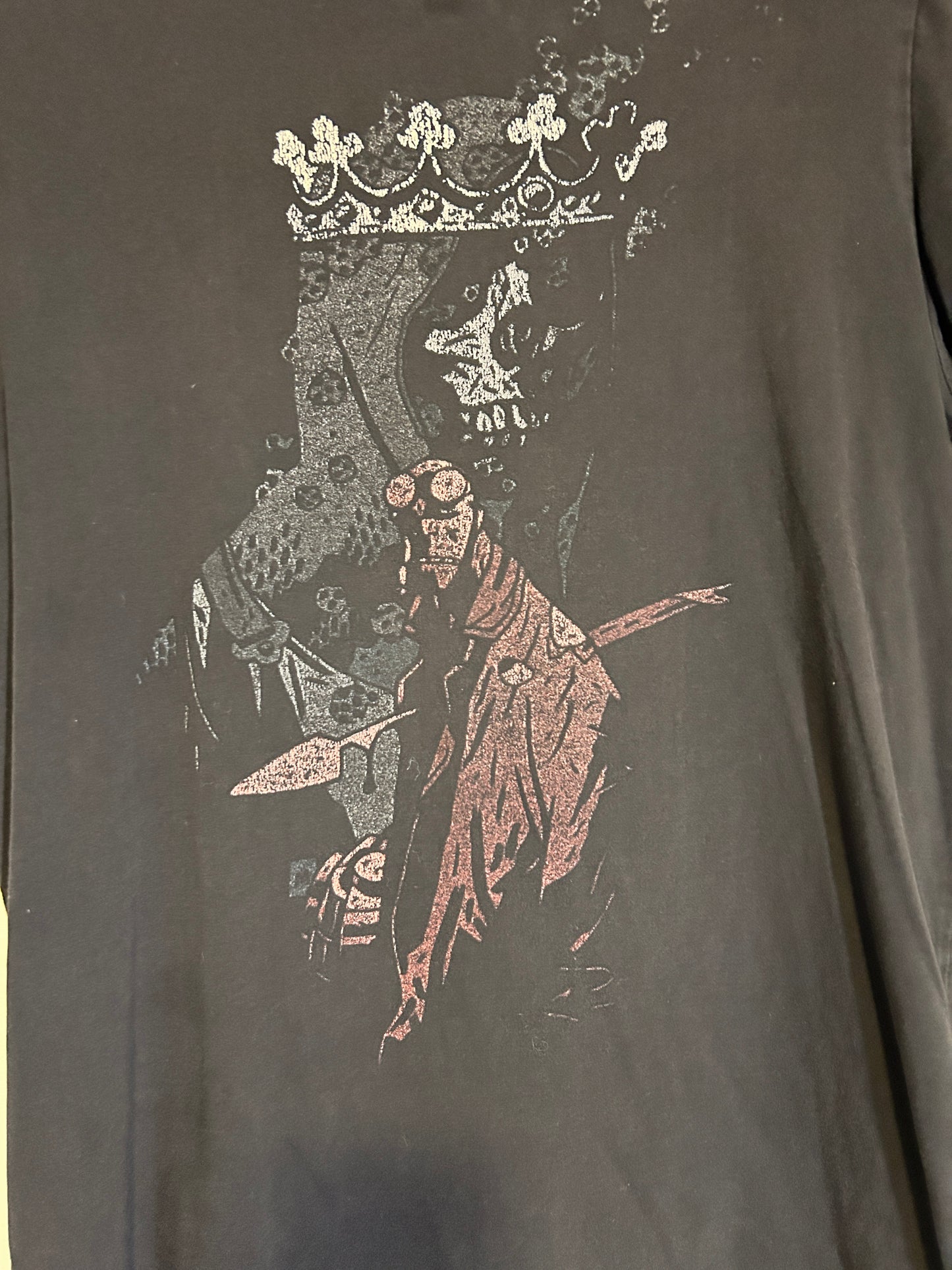 Faded Hellboy Graphic Tee (L)