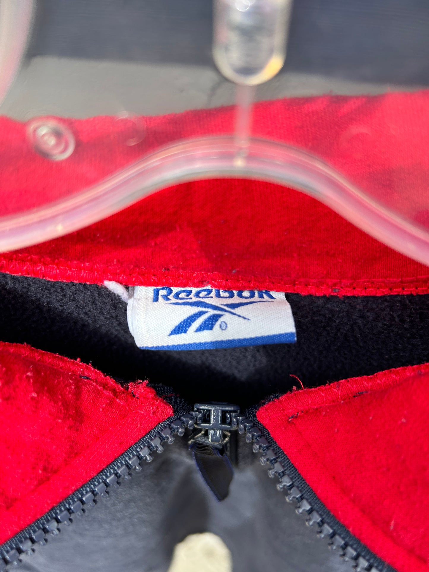 Vintage Navy Reebok Quarter Zip (L)