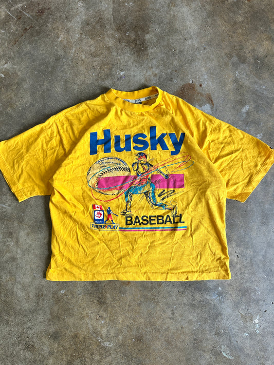 Vintage 90’s Boxy Husky Baseball Tee (XL)