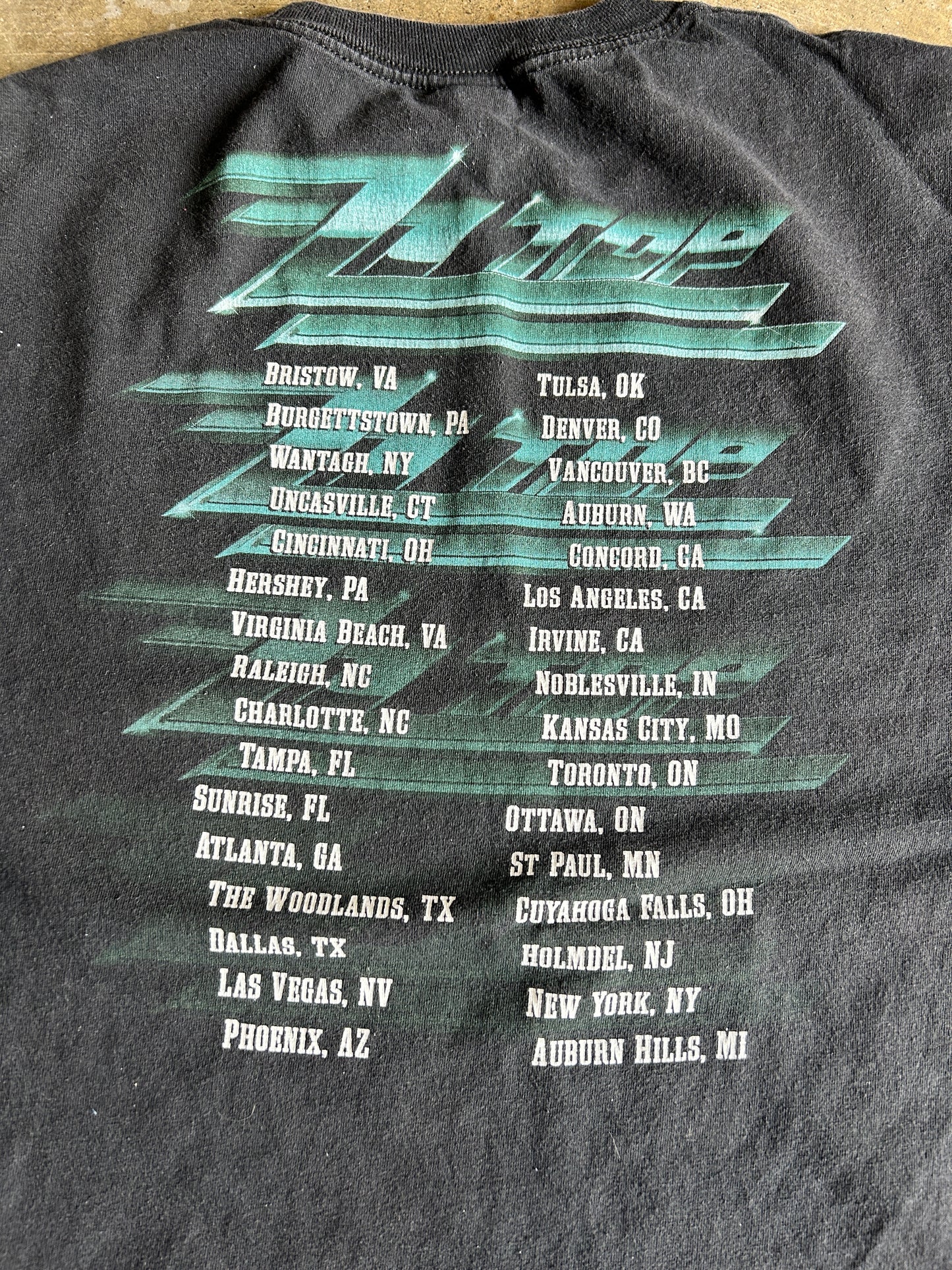 Vintage ZZ Top Tour Tee (L)