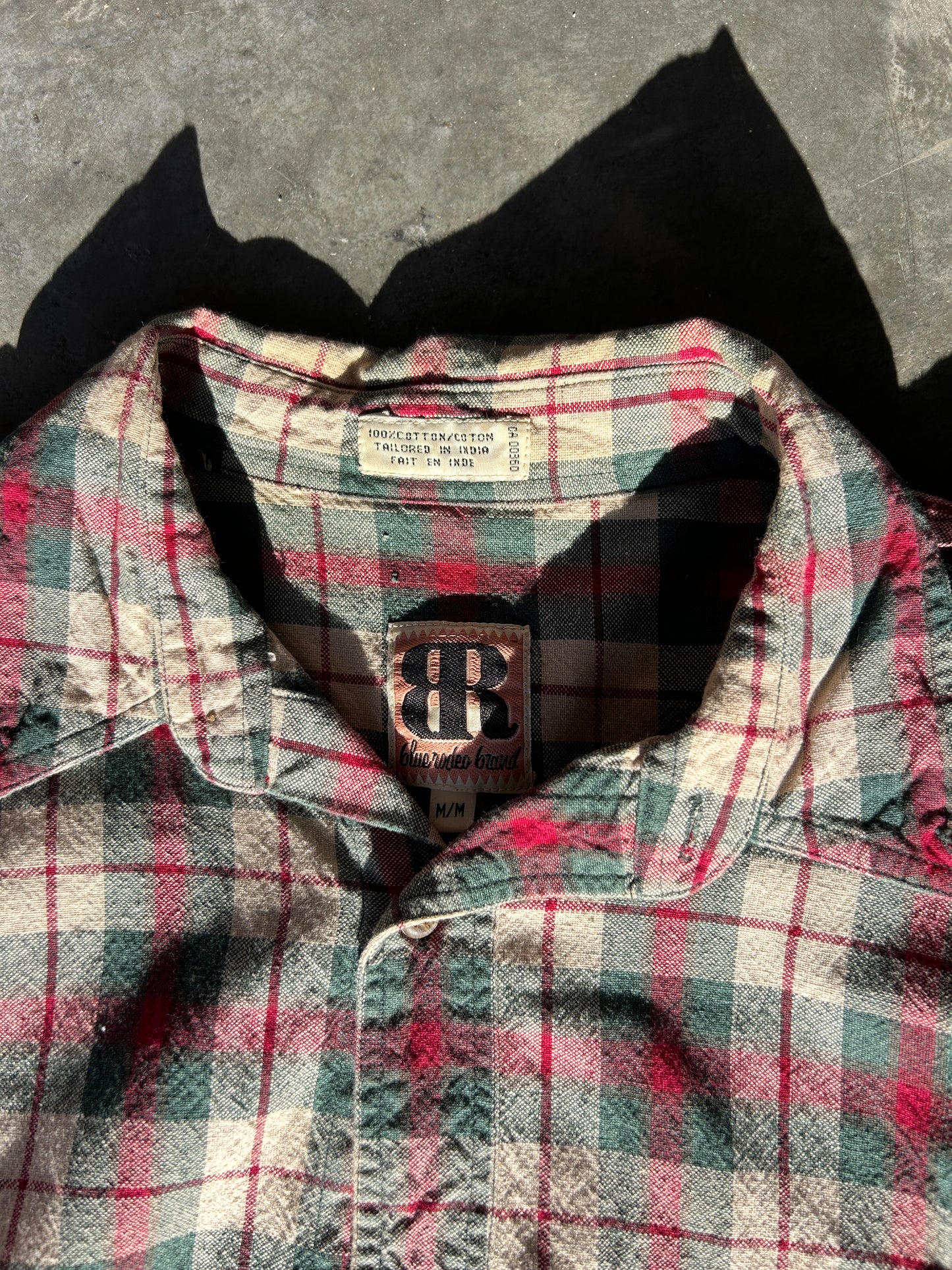 Vintage 90’s Blue Rodeo Brand Flannel Shirt (L)