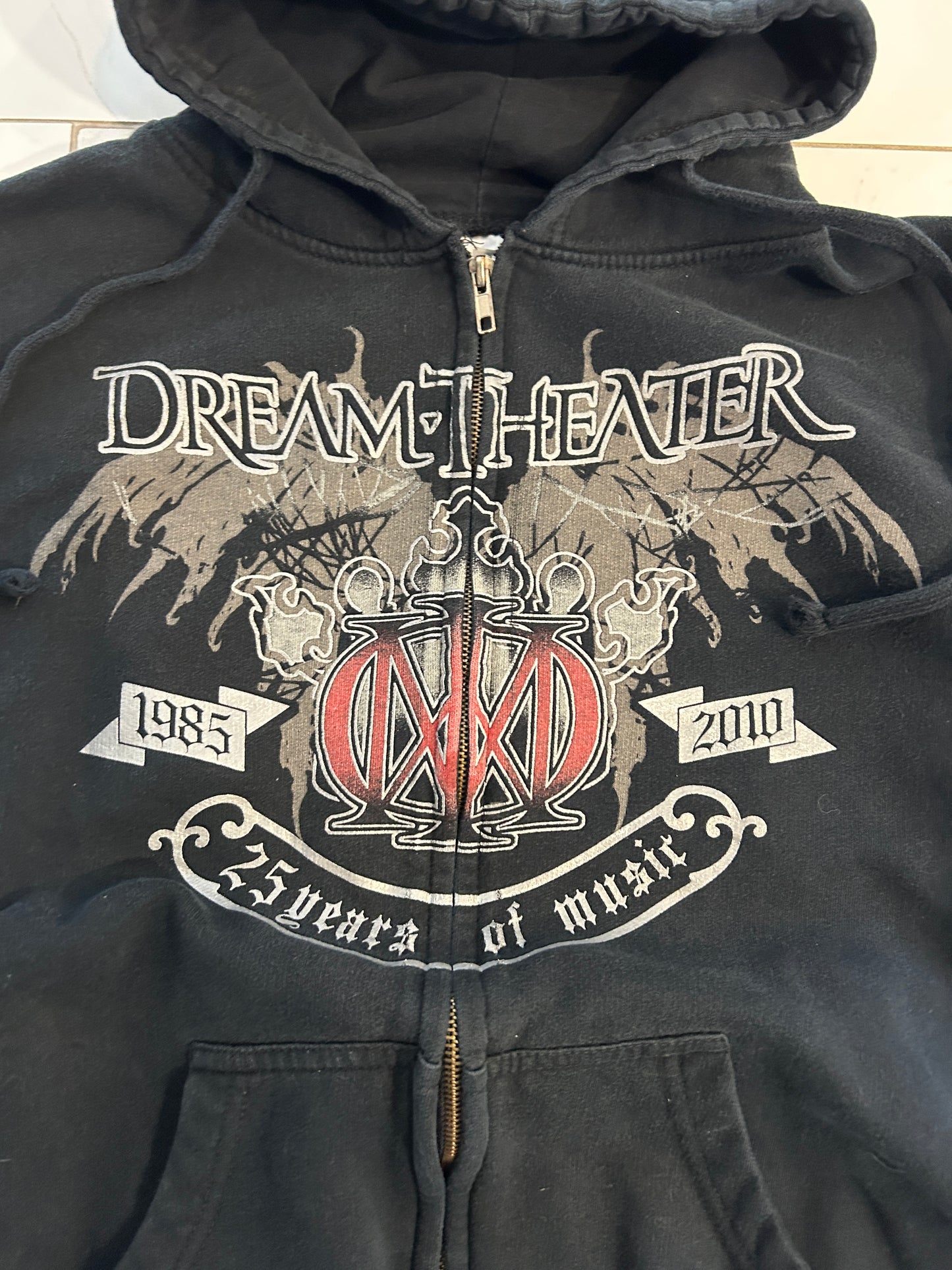 Y2K Style Dream Theater Zip Hoodie (XL)