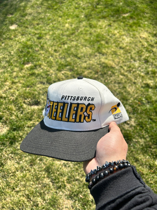 Vintage 90s Sports Specialties Steelers SnapBack