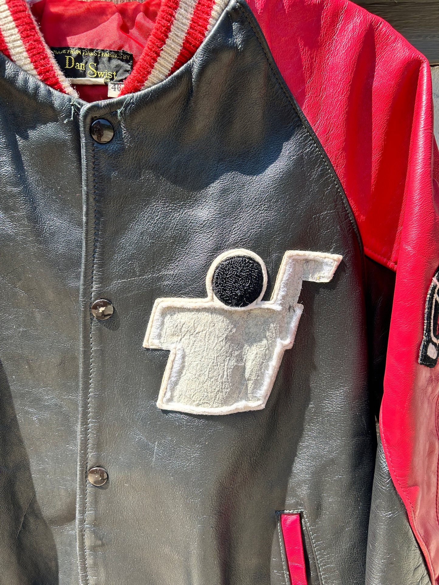 Vintage 90’s Hockey Varsity Jacket (M)