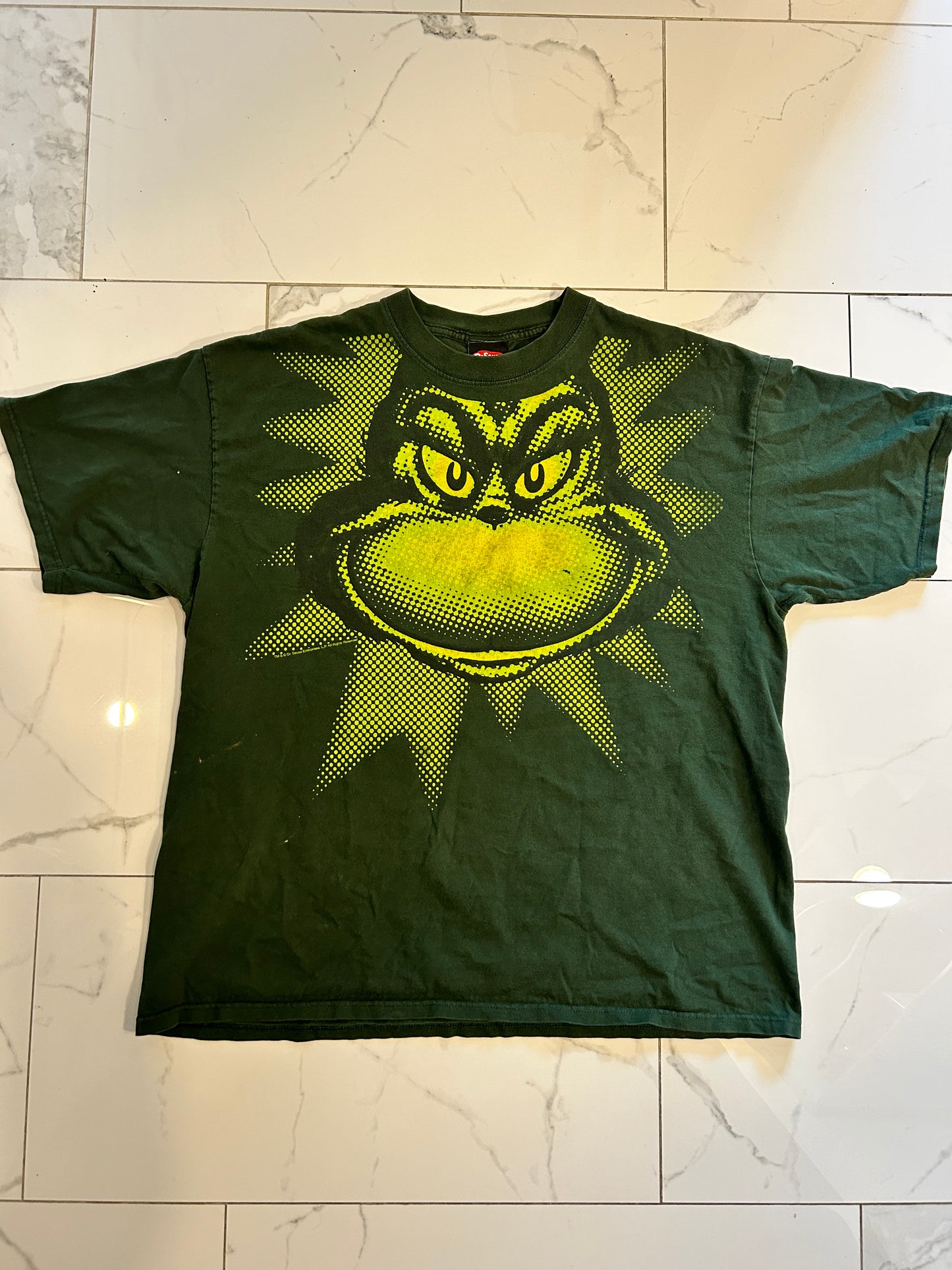 Vintage 2001 Grinch Big Face Tee (2XL)