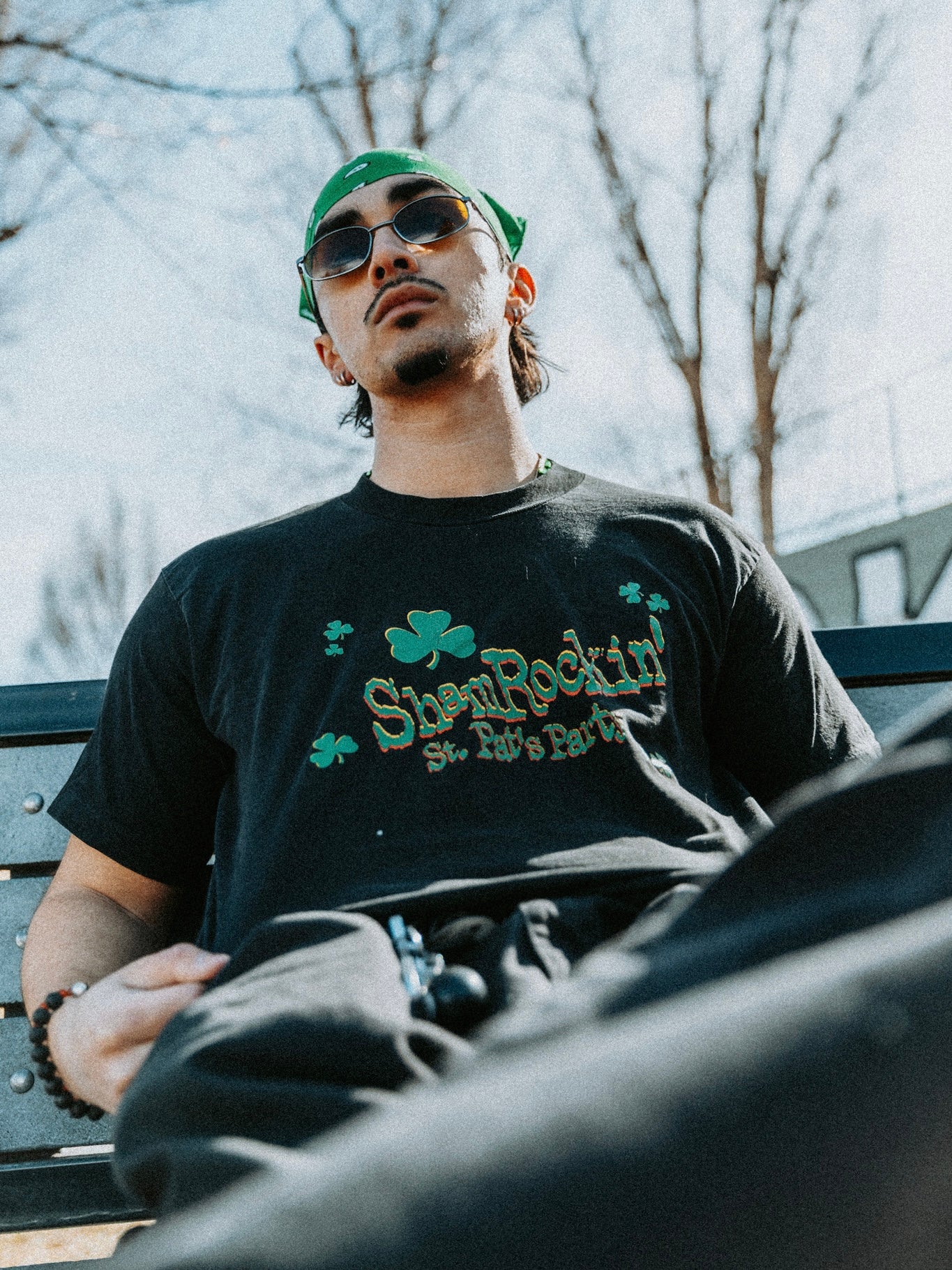 Vintage Sham Rockin St Pats Party (fits L)