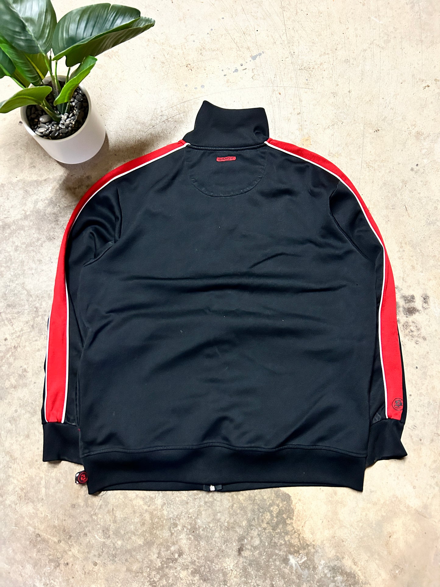 Y2K Eminem Shady Zip Track Jacket (L)