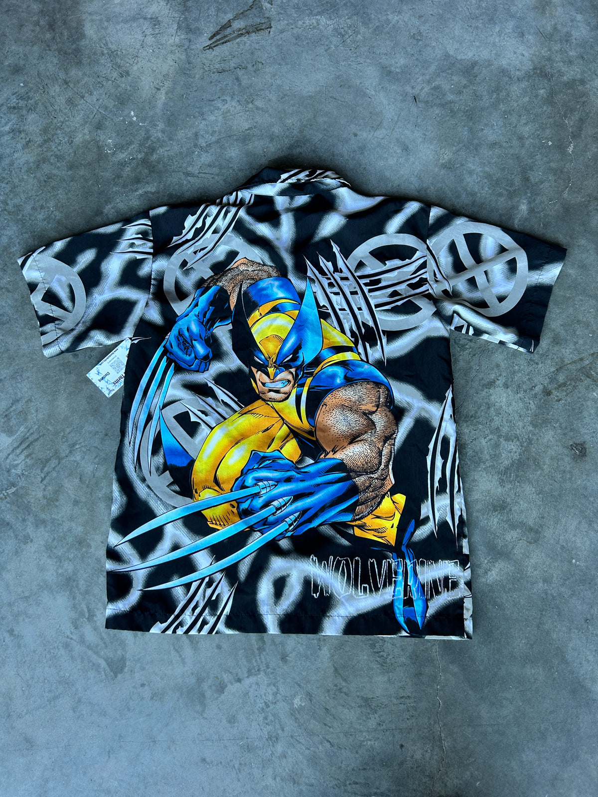 2002 Wolverine AOP Button Up (S)