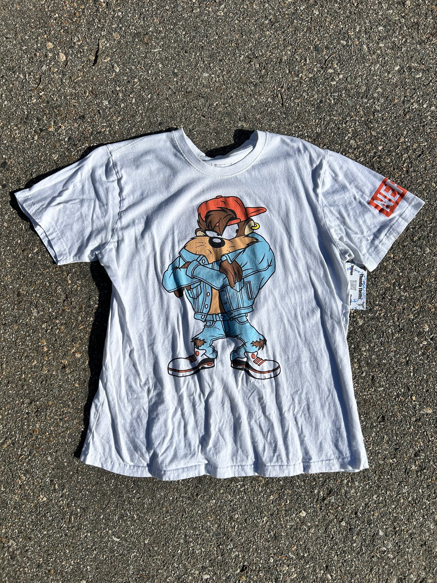 New School Taz Double Sided Tee (L)