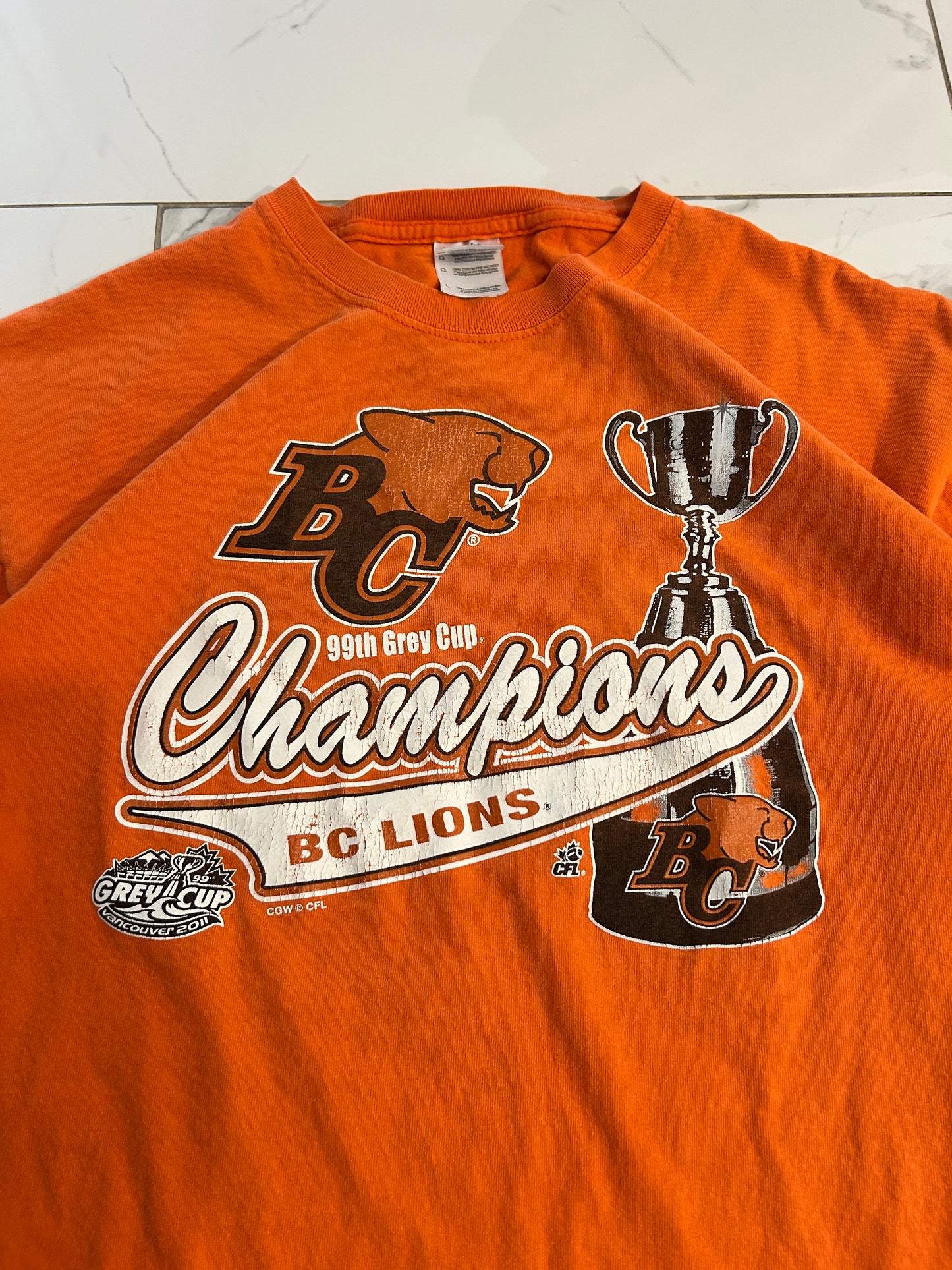 2011 BC Lions Championship Tee (L)