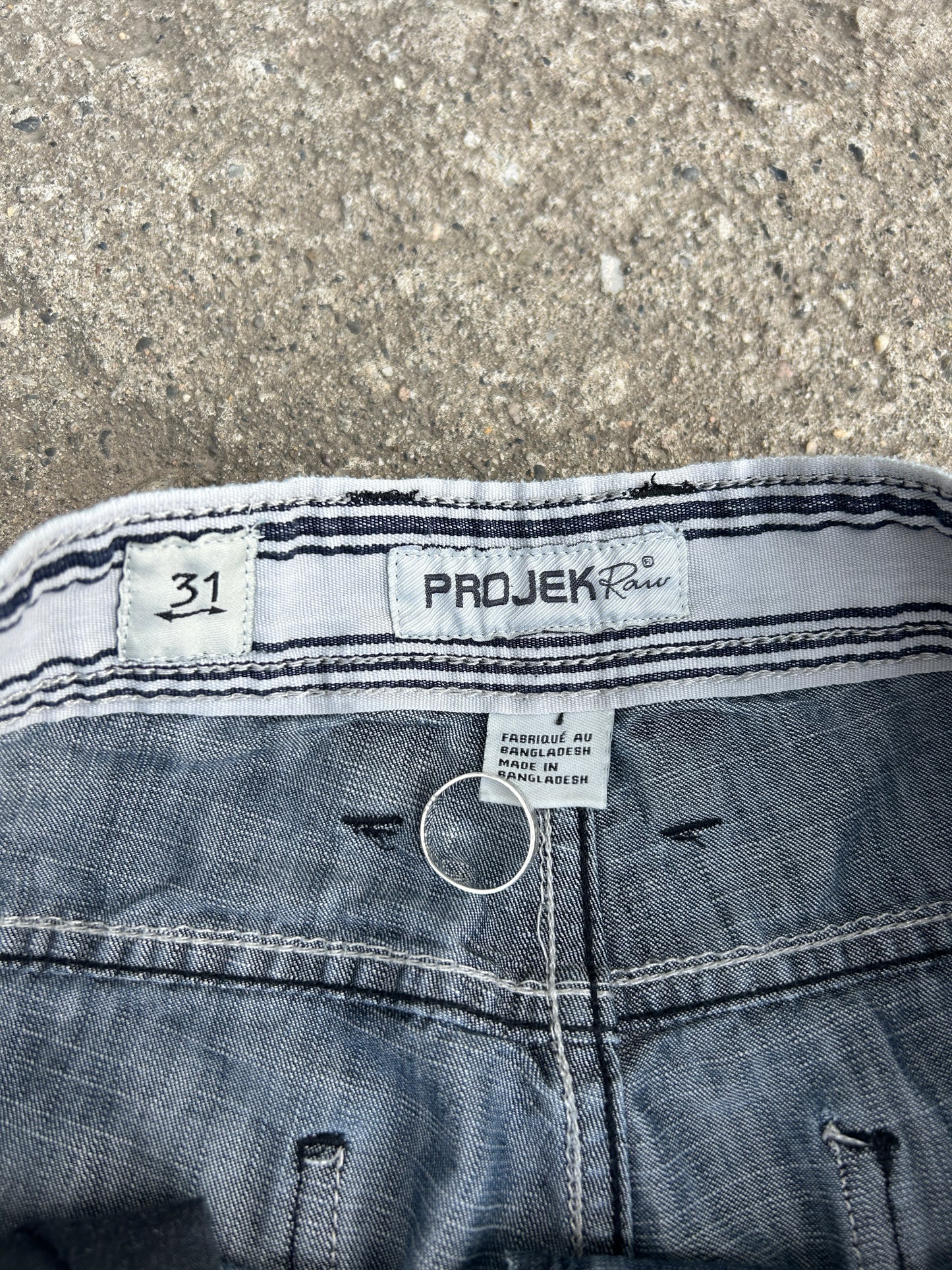 Y2K Projek Raw Jorts (31W)