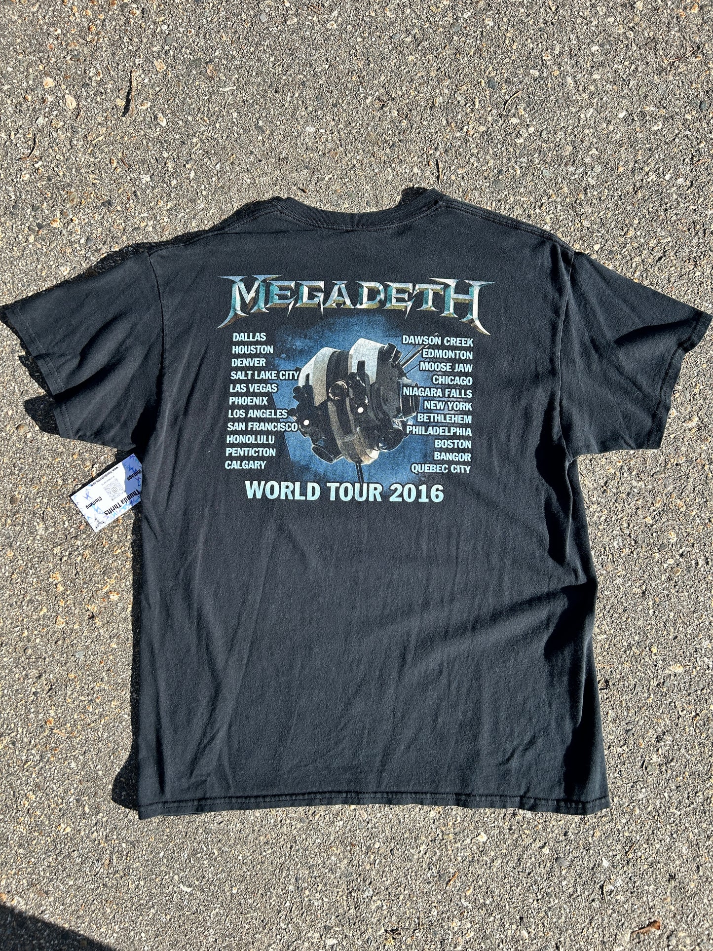 2016 Megadeth Tour Tee (L)