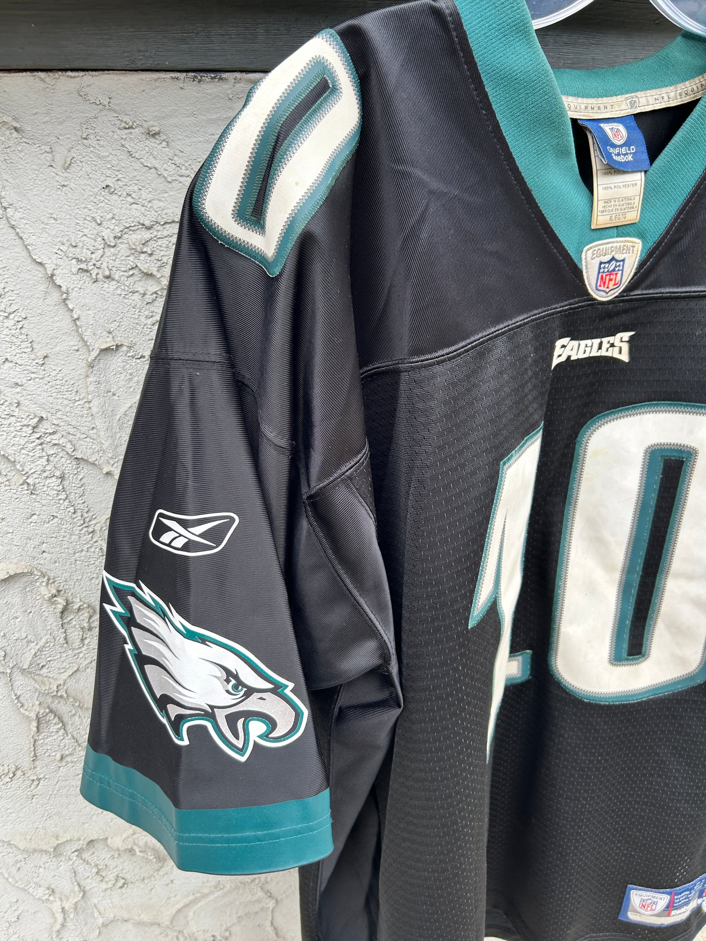 Black Reebok Philly Eagles Jackson Jersey (XL)