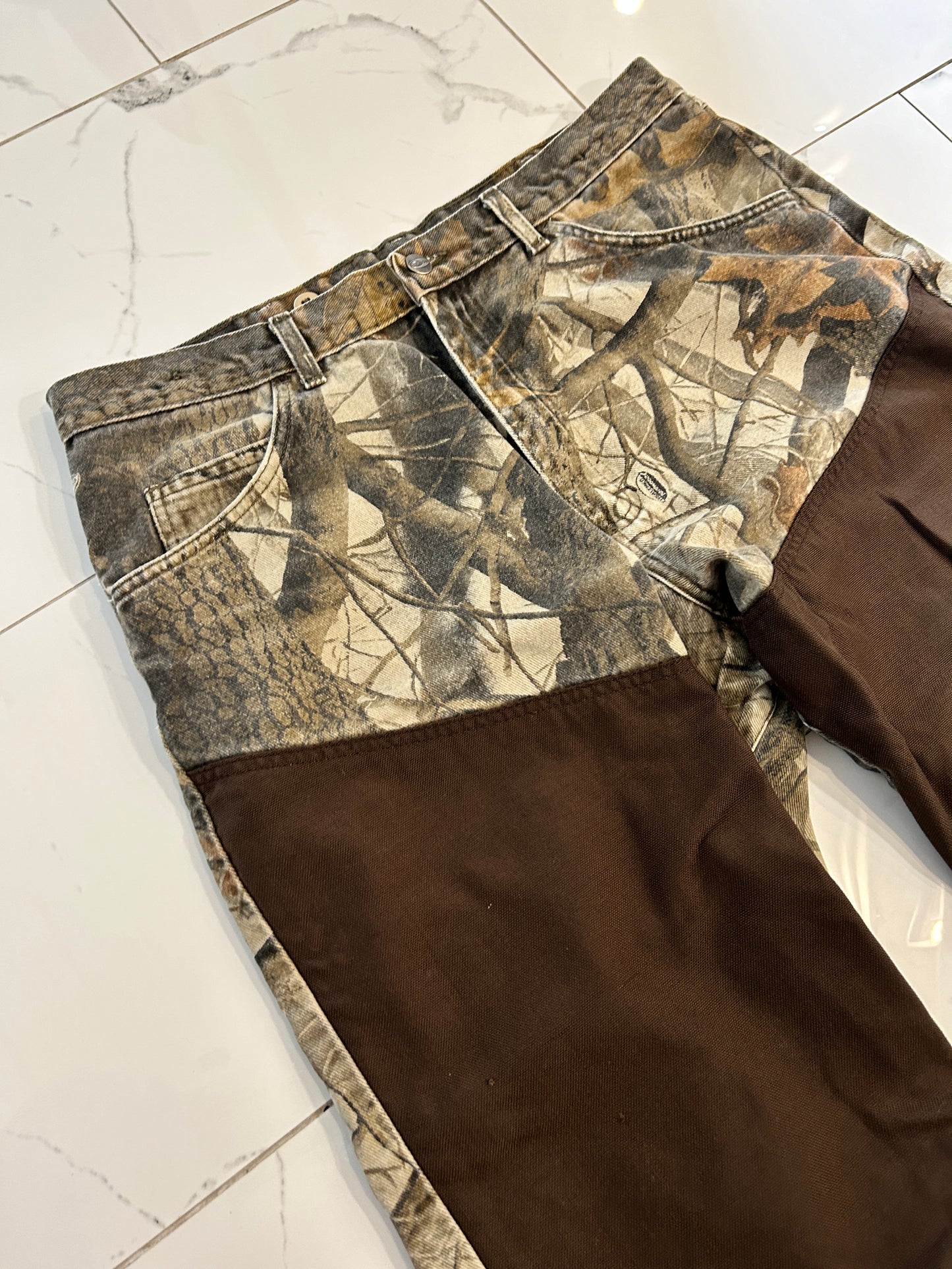 Wrangler Pro Gear Brown Camo Denim Pants (36x32)