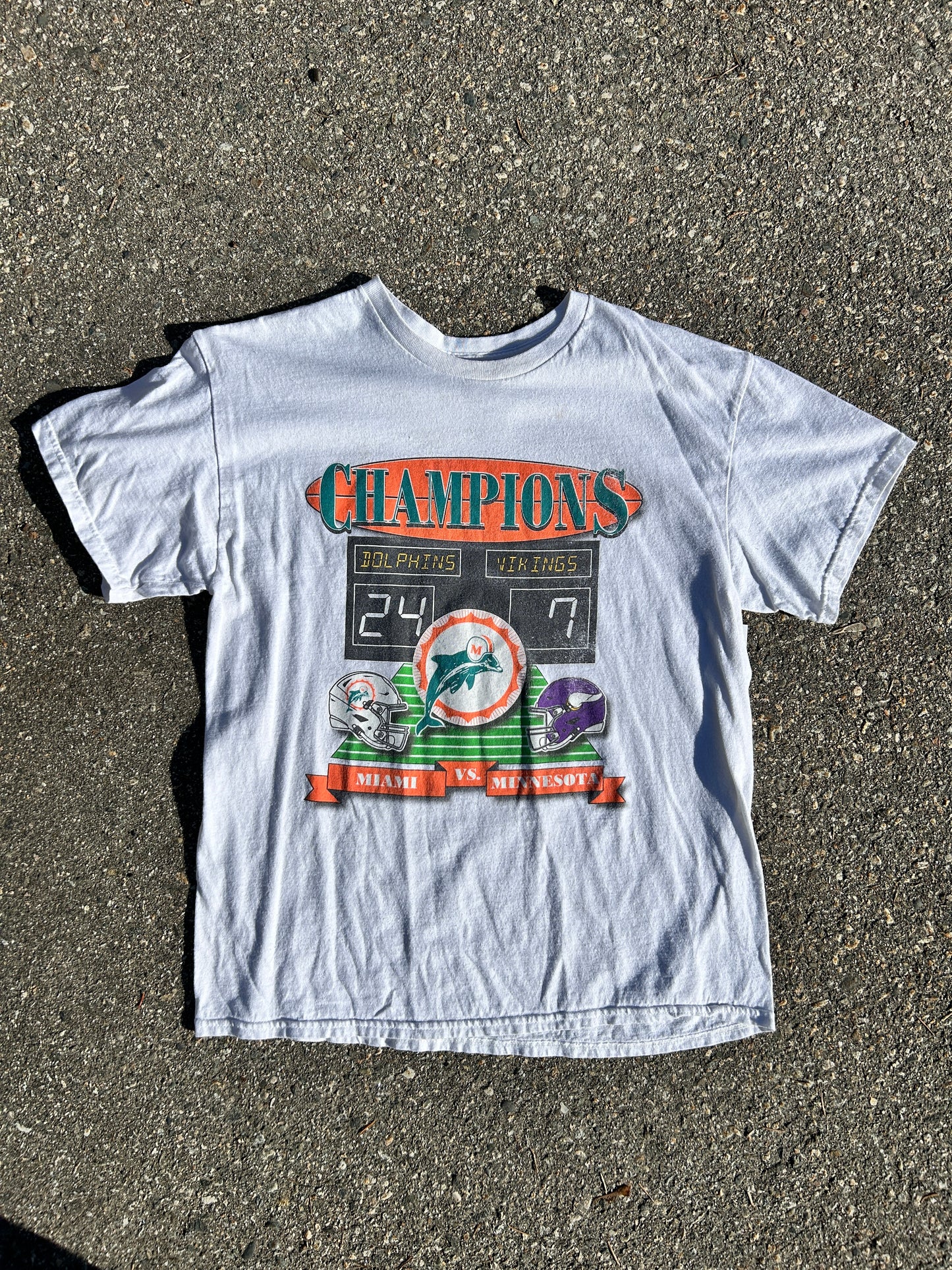 NFL Dolphins Championship Tee Reprint (M)